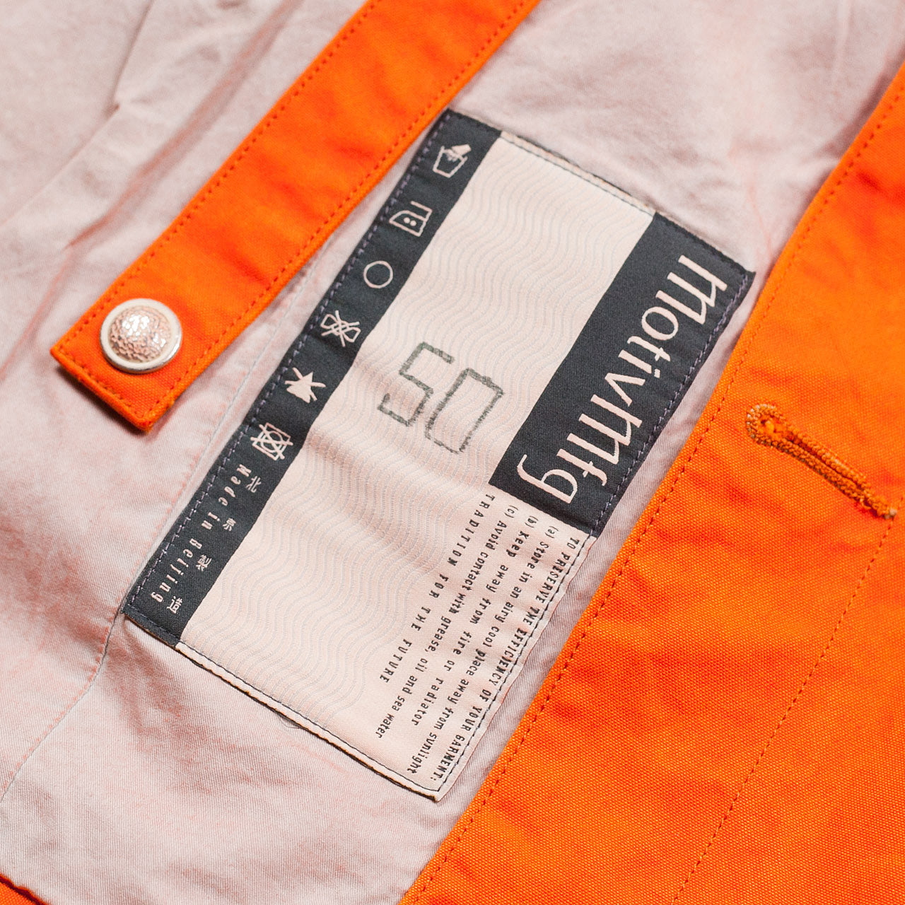 Deacon Flight Jacket Wax Orange