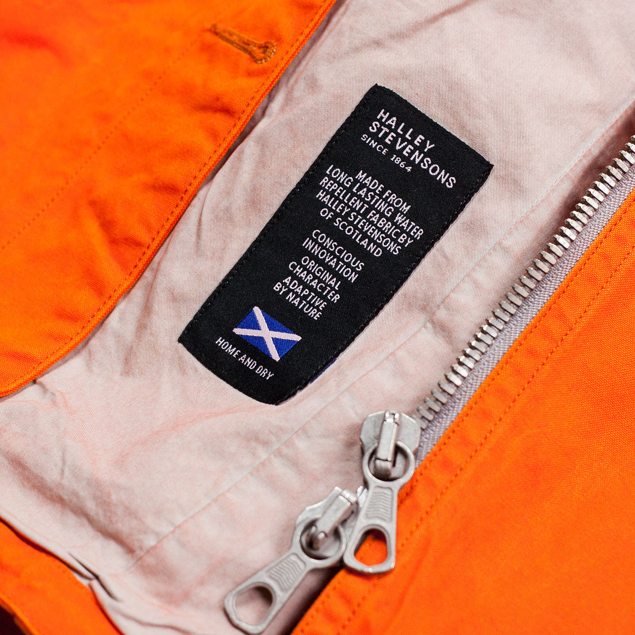 Deacon Flight Jacket Wax Orange