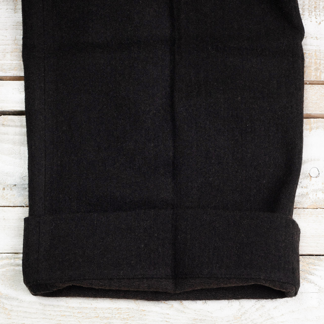 Mono Trousers Wool Bedford Chocolate