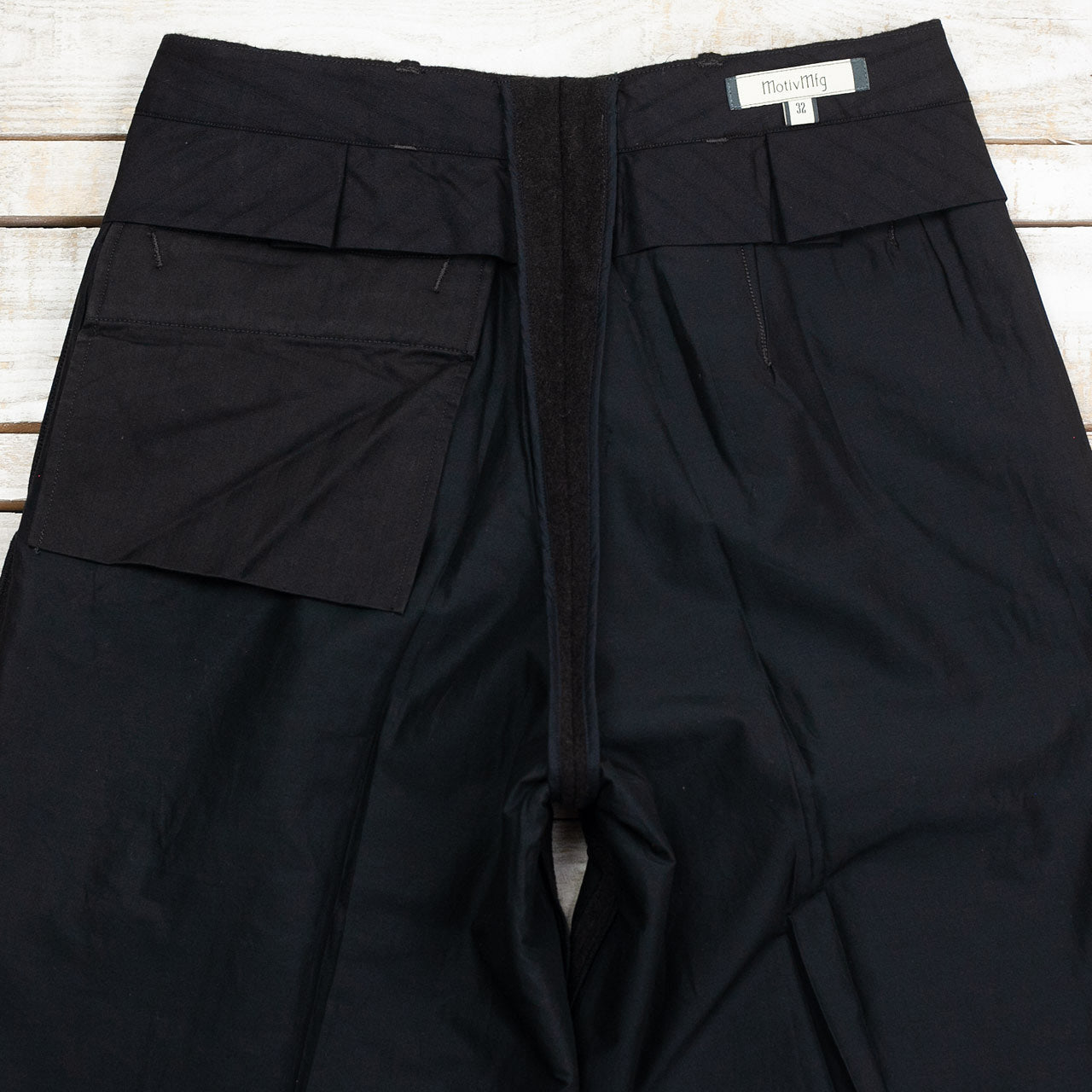 Mono Trousers Wool Bedford Chocolate