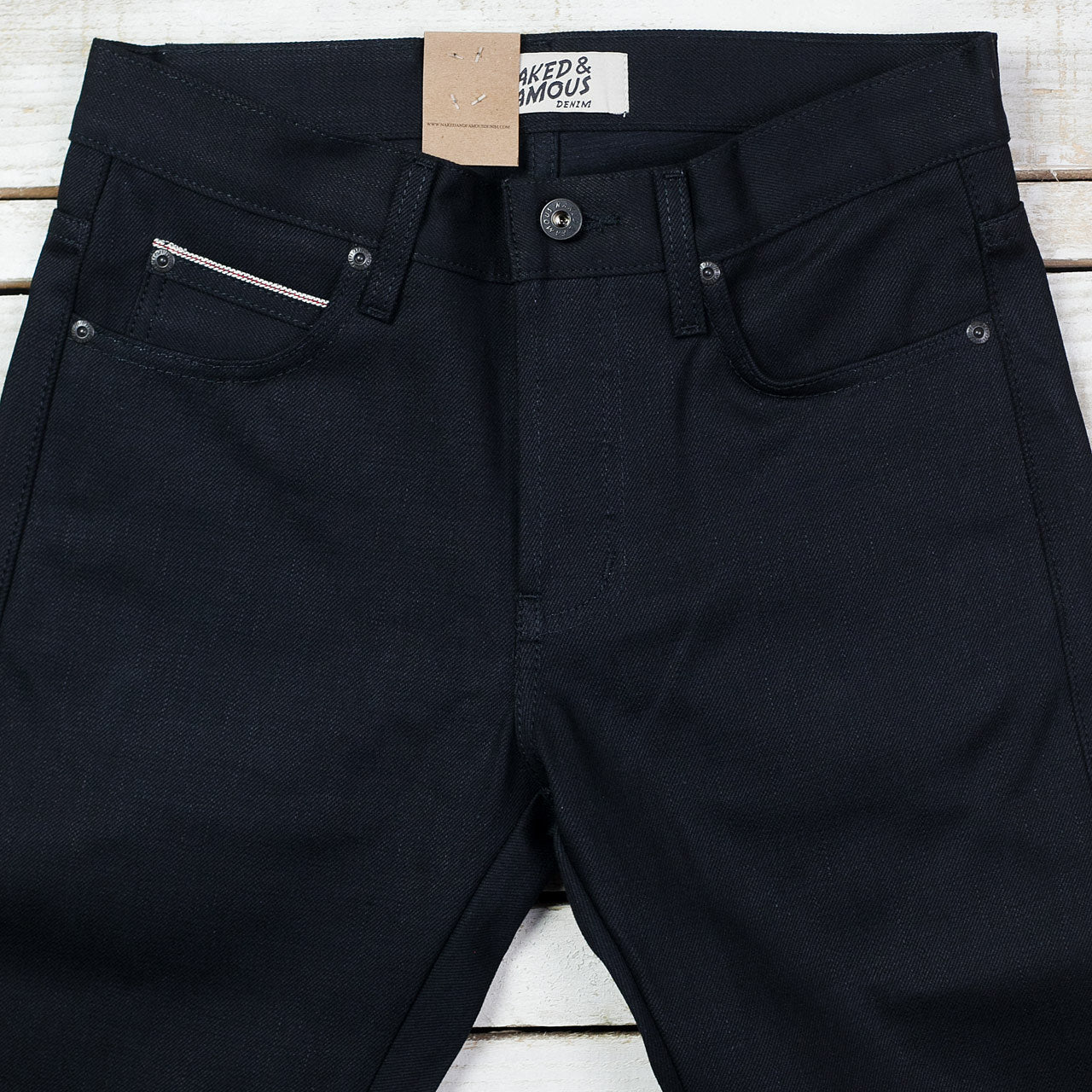 Super Guy Solid Black Selvedge