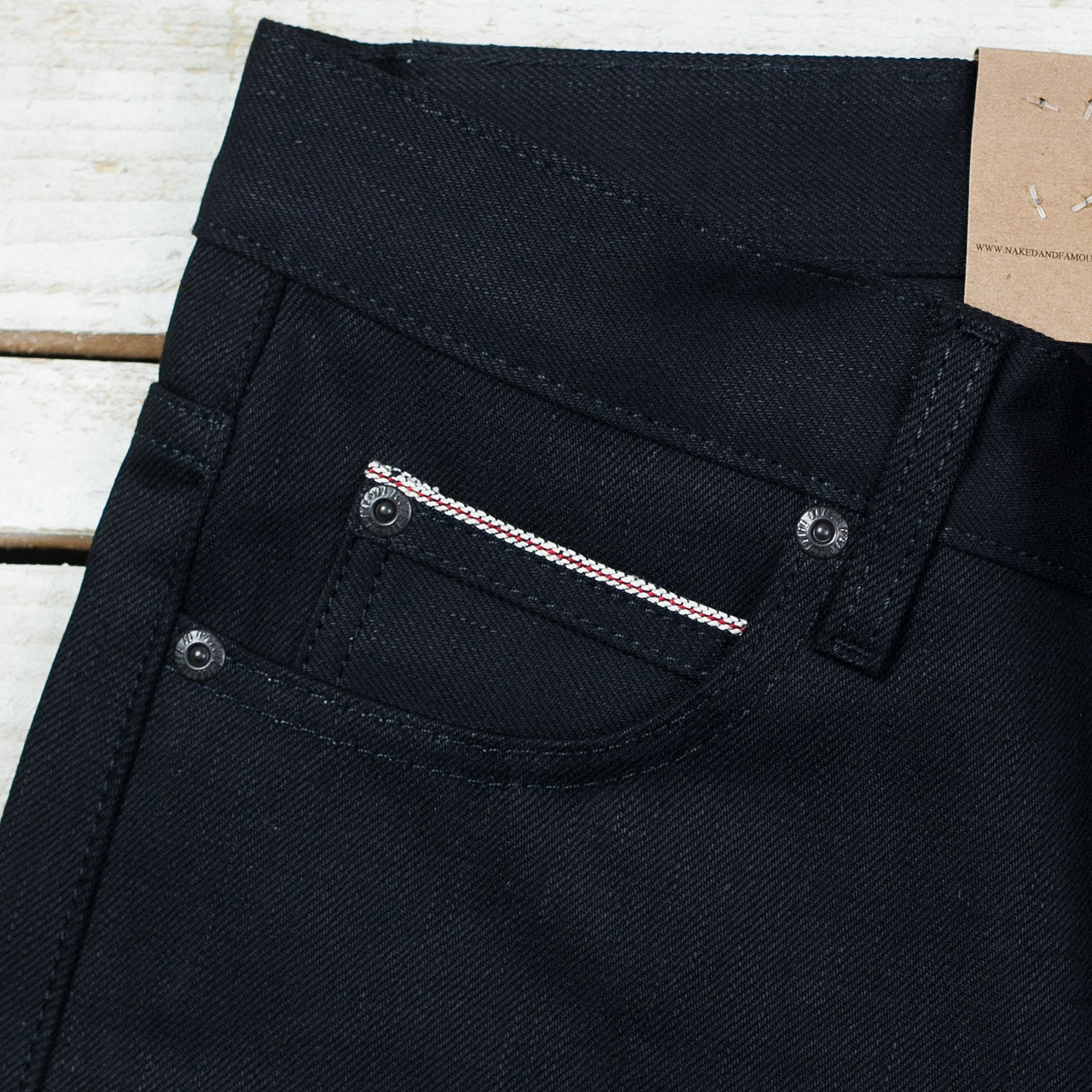 Super Guy Solid Black Selvedge