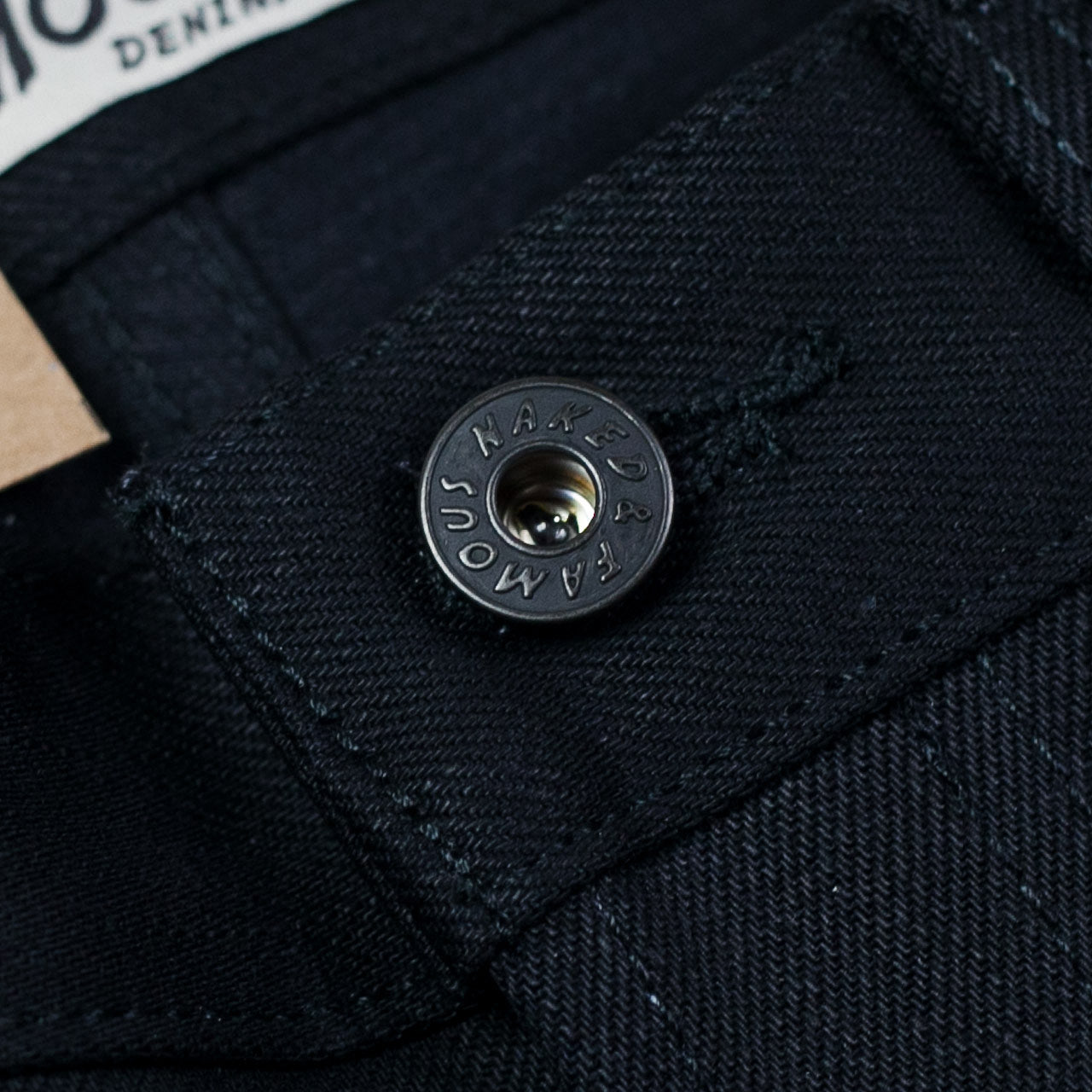 Super Guy Solid Black Selvedge