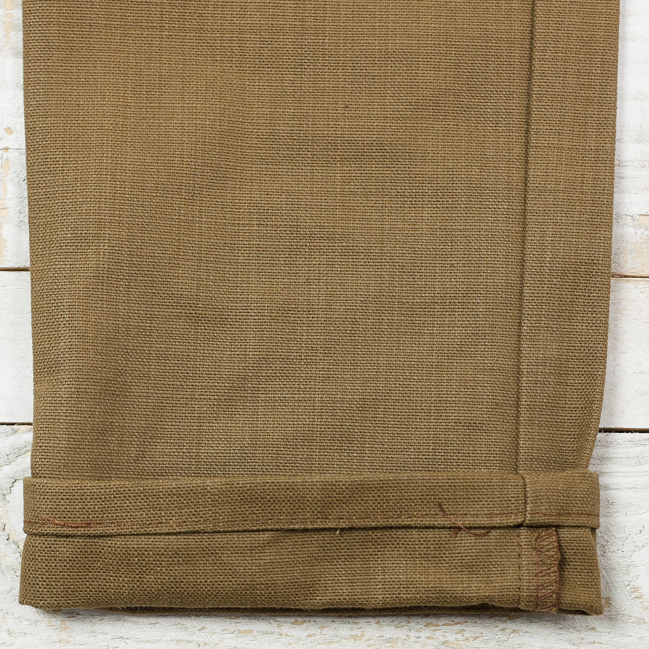 Weird Guy Raw Cotton Canvas Braun