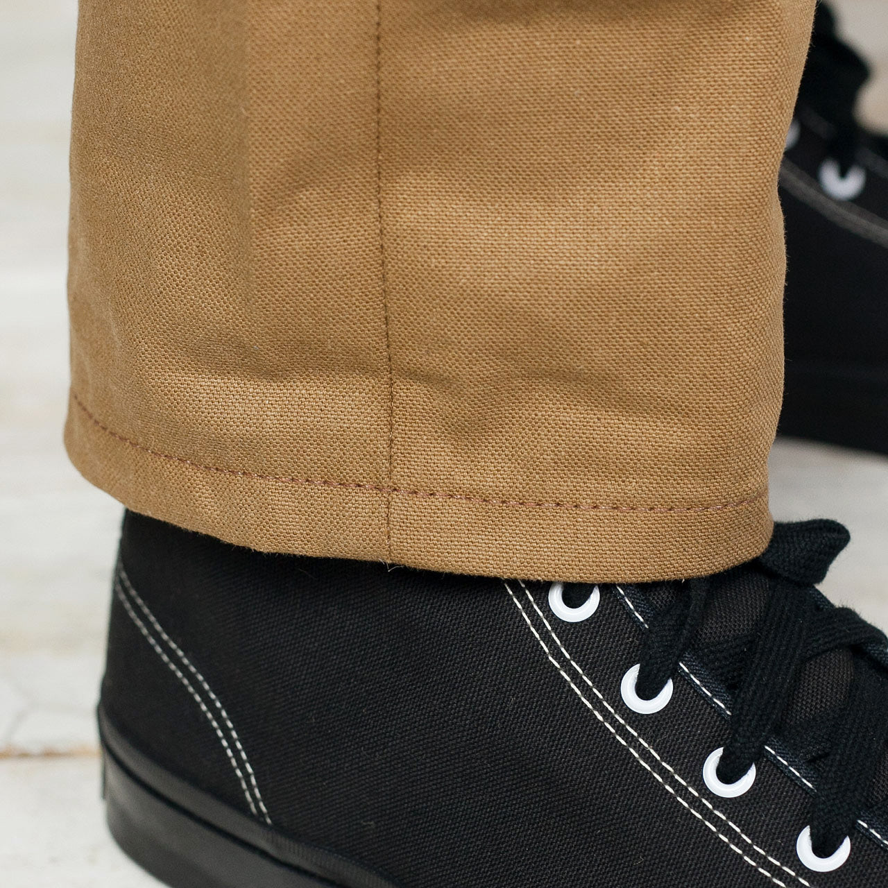Weird Guy Selvedge Duck Canvas Braun