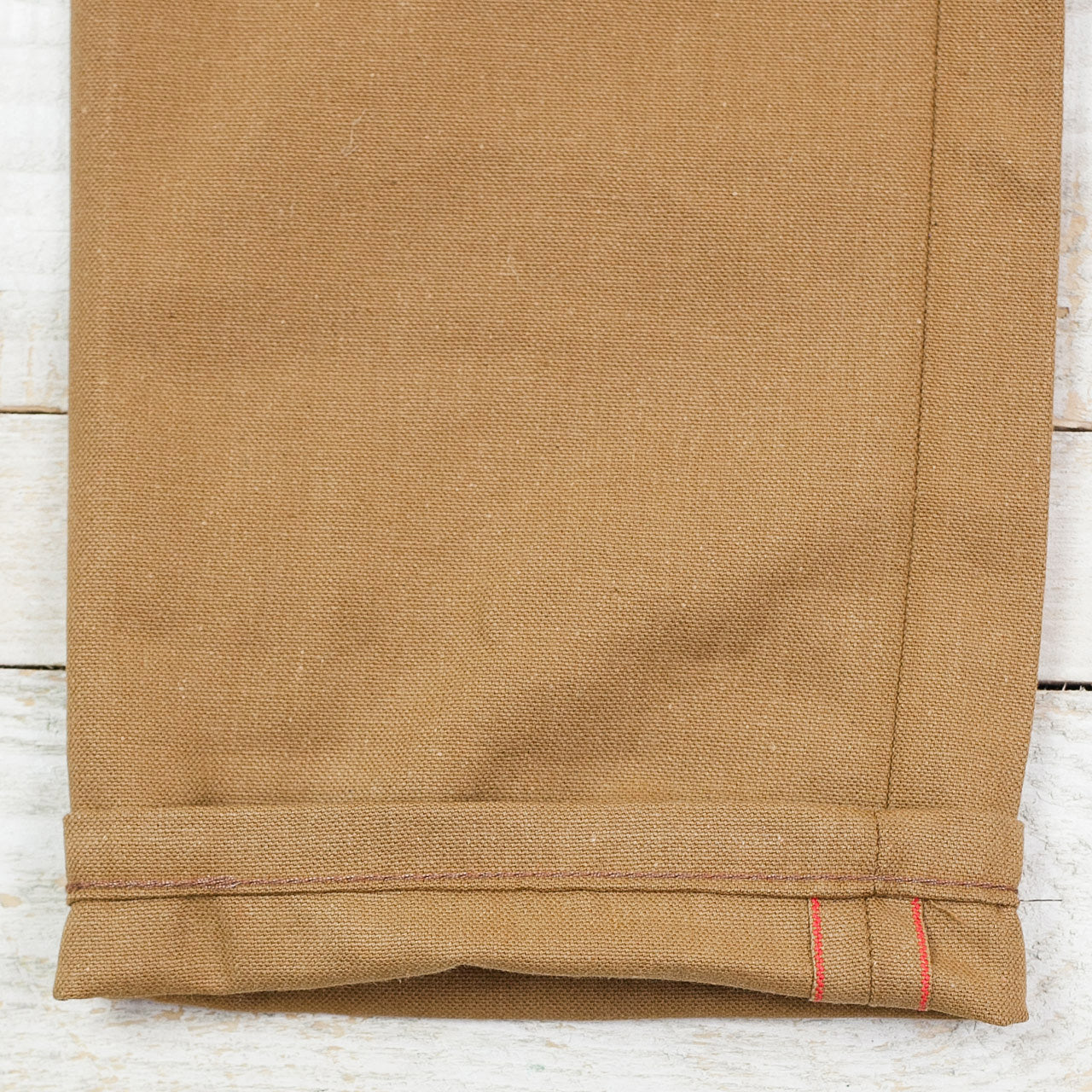 Weird Guy Selvedge Duck Canvas Braun