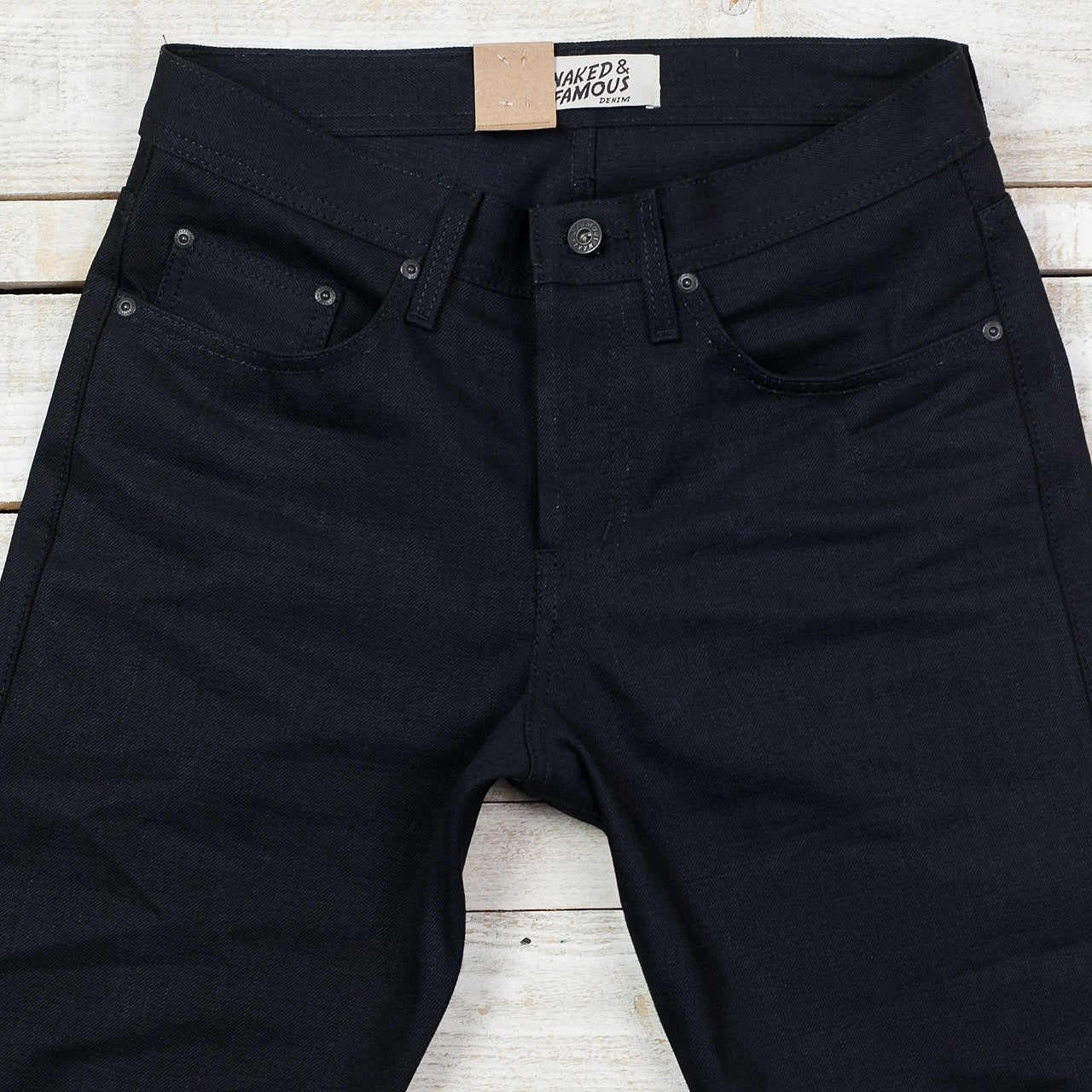 Weird Guy Solid Black Selvedge