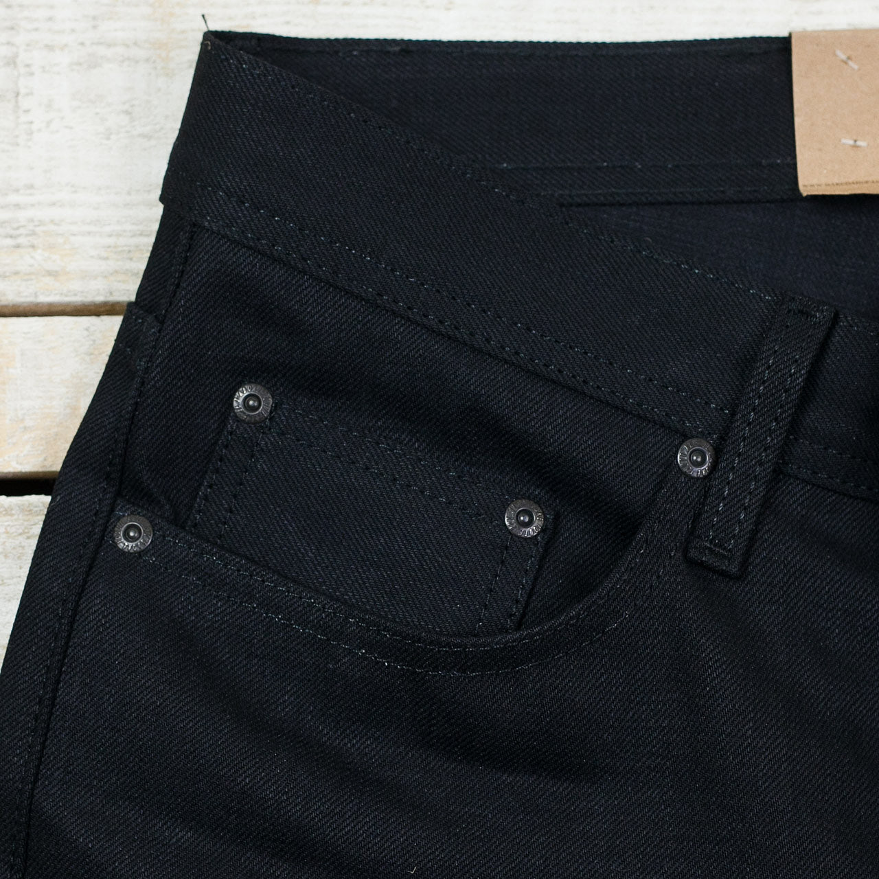 Weird Guy Solid Black Selvedge