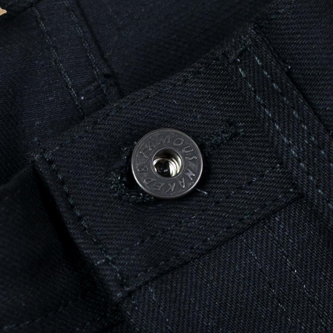 Weird Guy Solid Black Selvedge