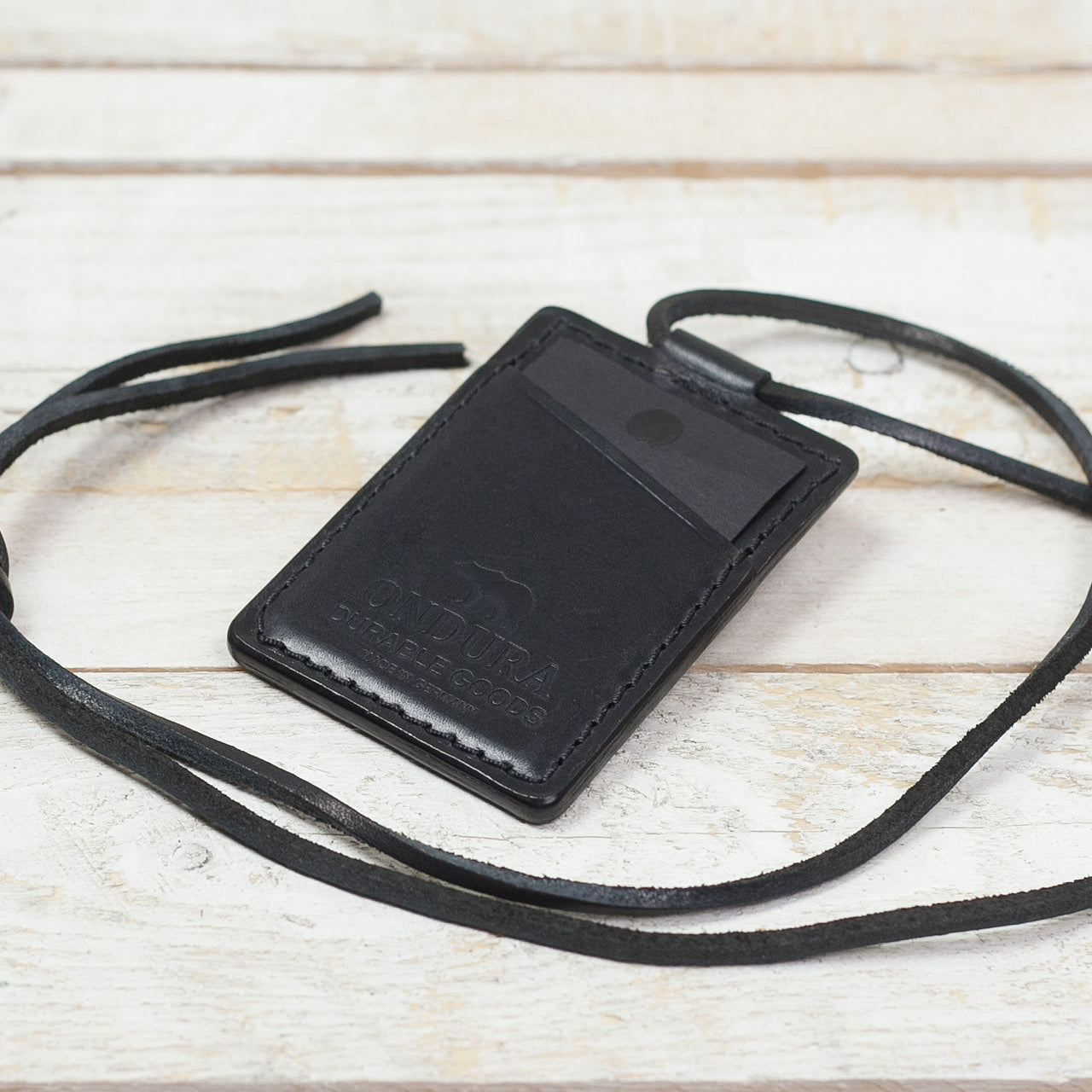 Card Neck Holder Schwarz