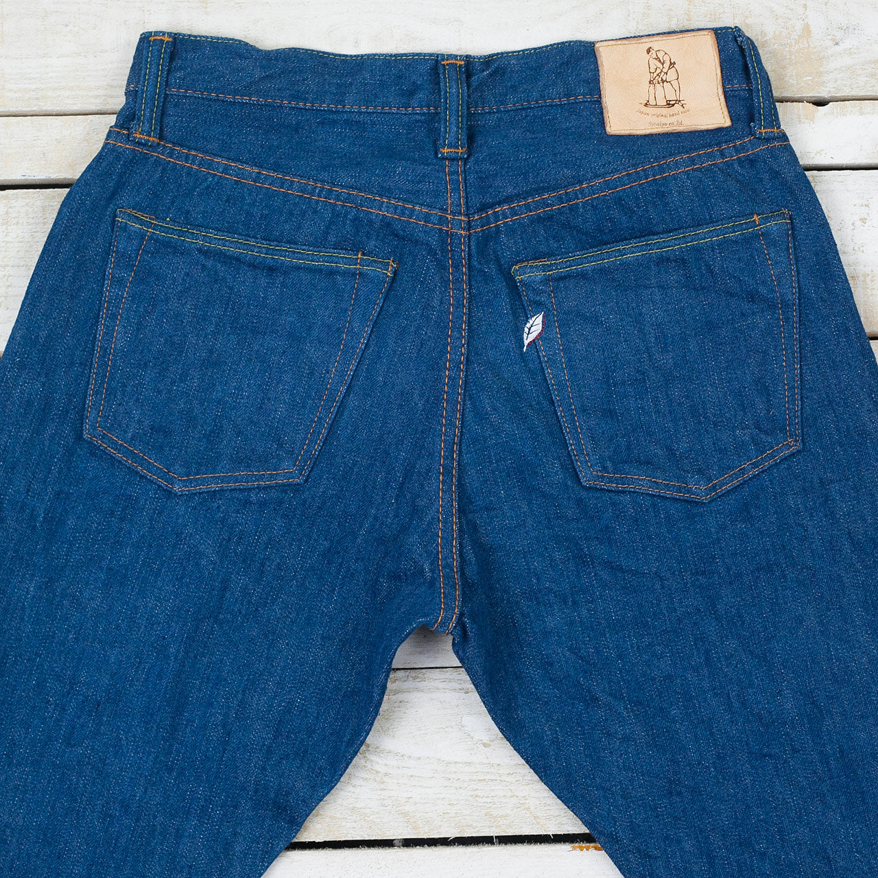 XX-019 14oz Relaxed Tapered Greencast Indigo