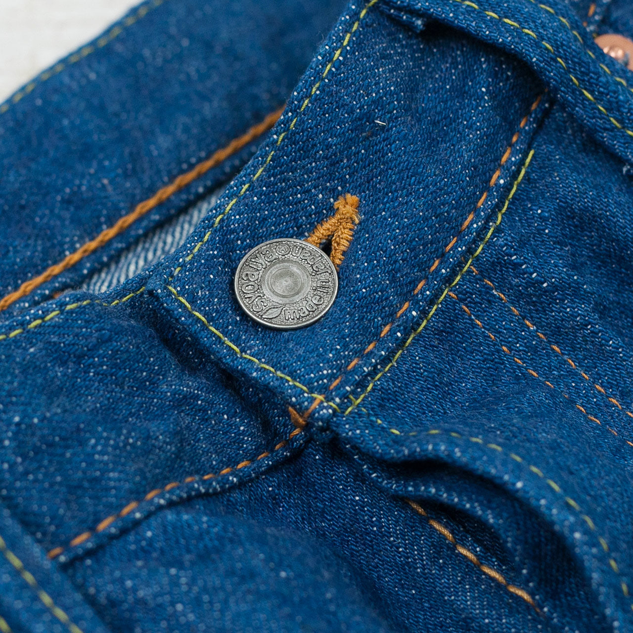 XX-019 14oz Relaxed Tapered Greencast Indigo