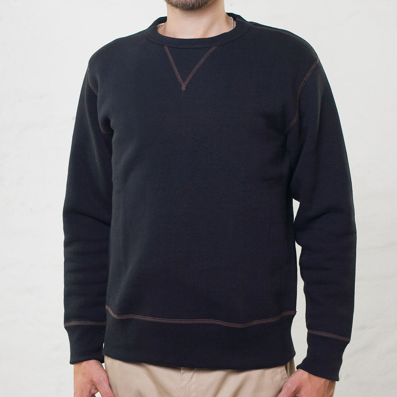 10oz Loopwheel Sweatshirt Schwarz