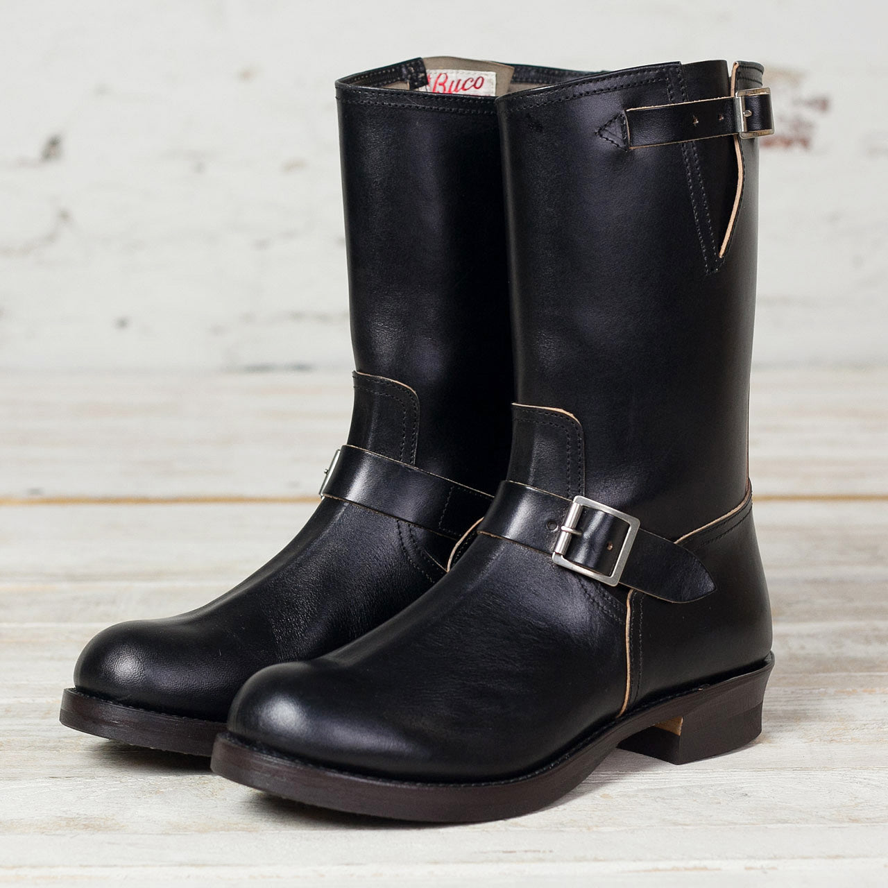 Buco Engineer Boots / Buttock Schwarz