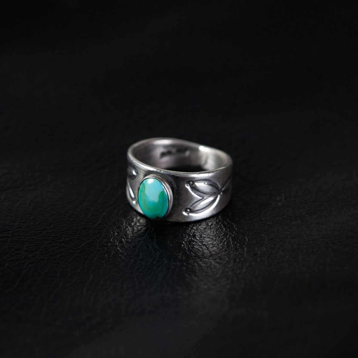 Red Rabbit Trading Co. Stand Alone Ring Turquoise Silver
