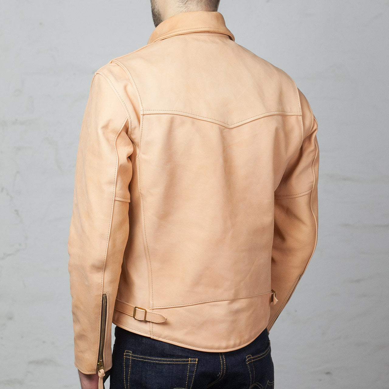 Lederjacke "Youth of America" Natur