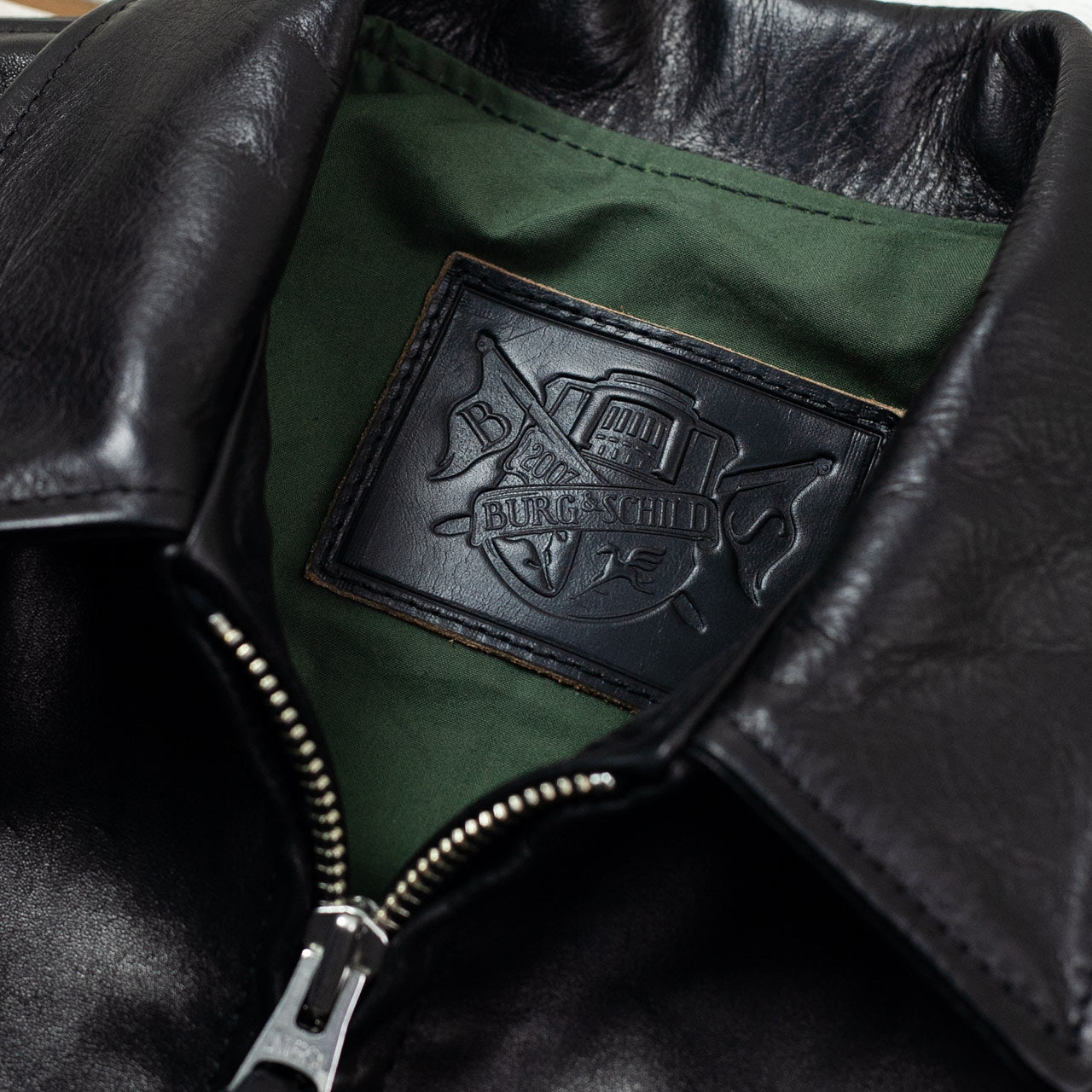 Lederjacke "Youth of Japan" Schwarz