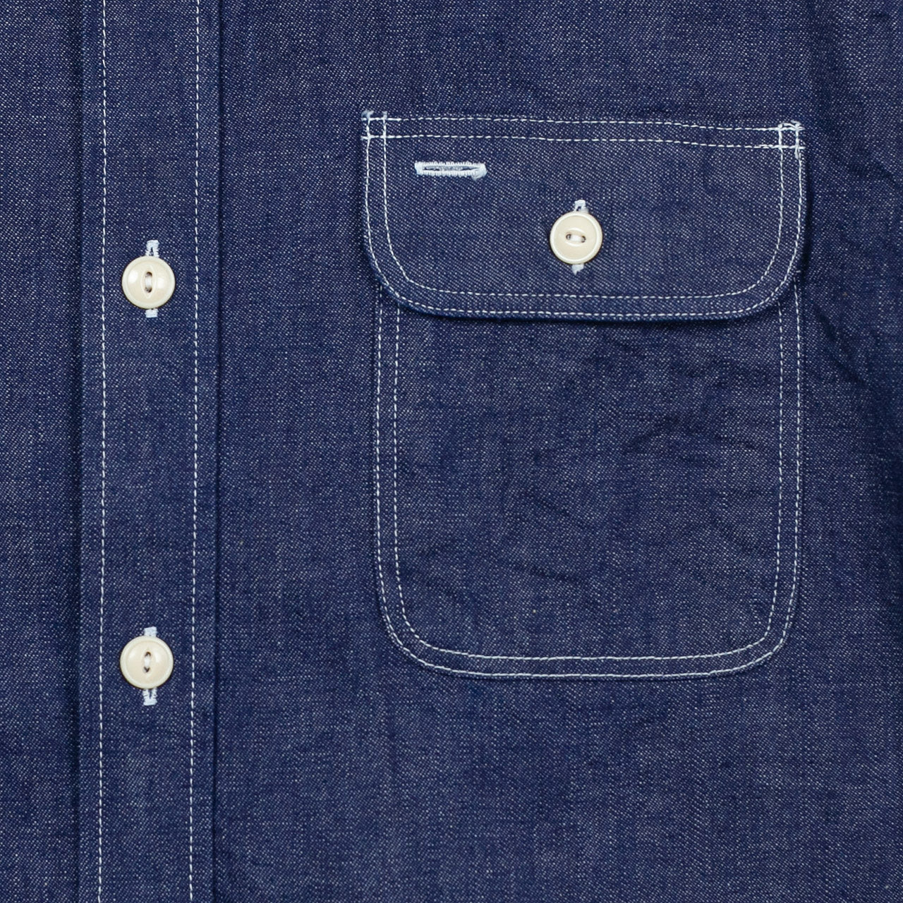 SC27852 Blue Denim L/S Work Shirt Indigo