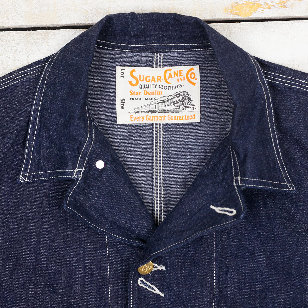 11oz Denim Work Coat Rinsed