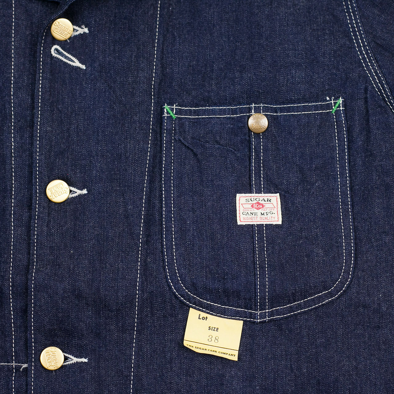 11oz Denim Work Coat Rinsed