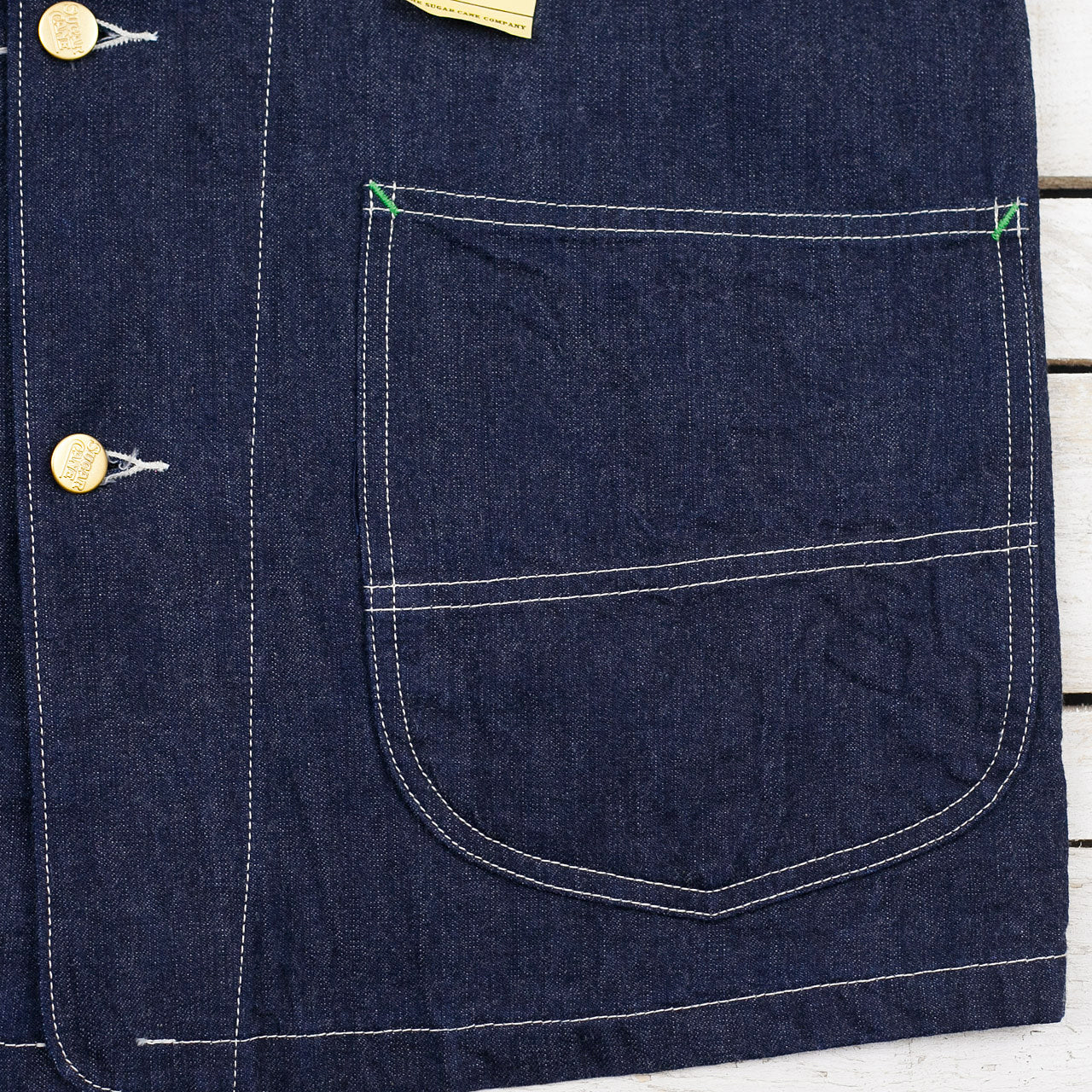 11oz Denim Work Coat Rinsed