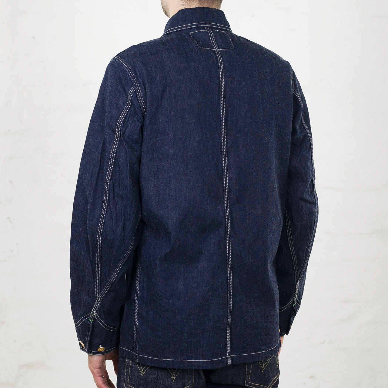 11oz Denim Work Coat Rinsed