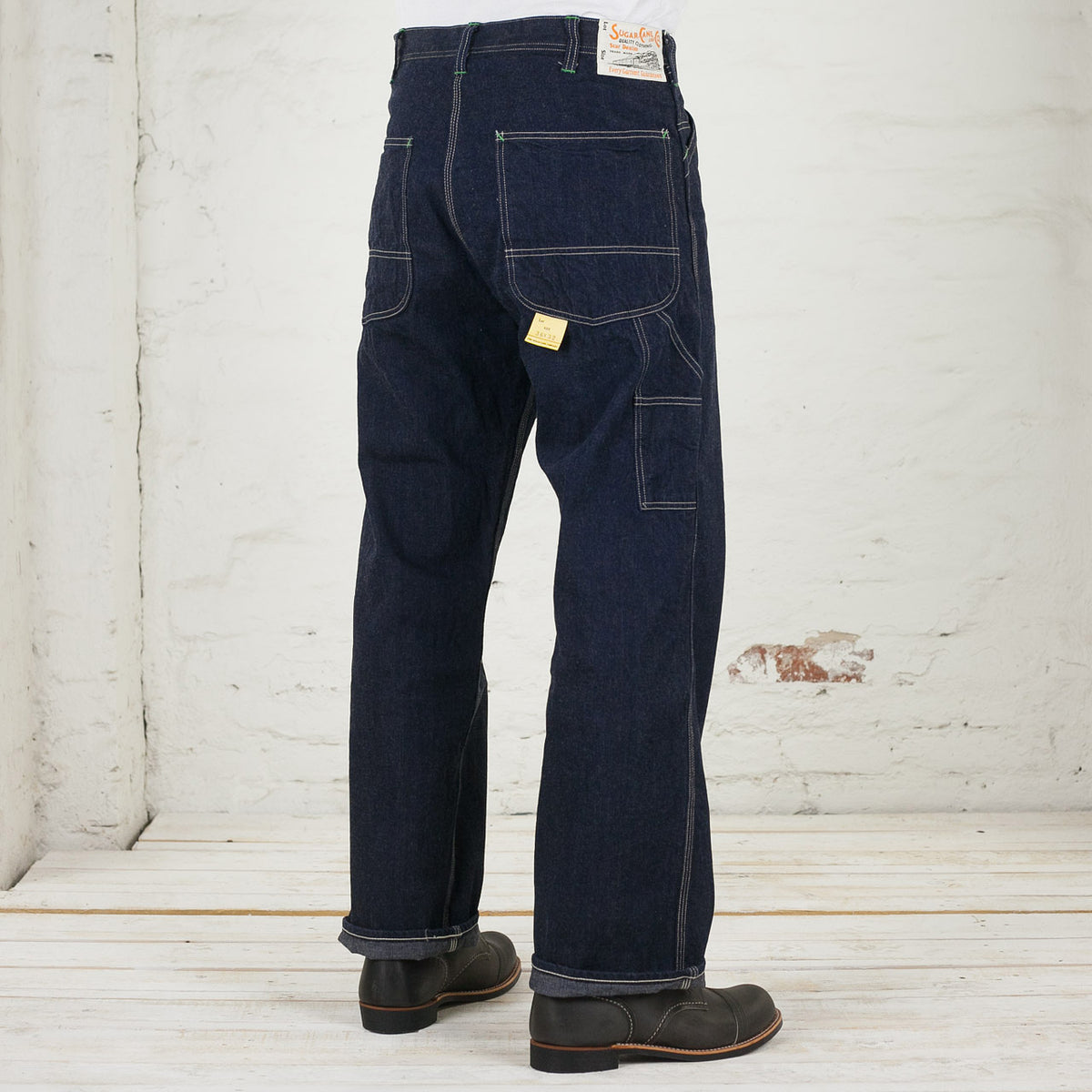 Sugar Cane SC41822 11oz Denim Work Pants Indigo