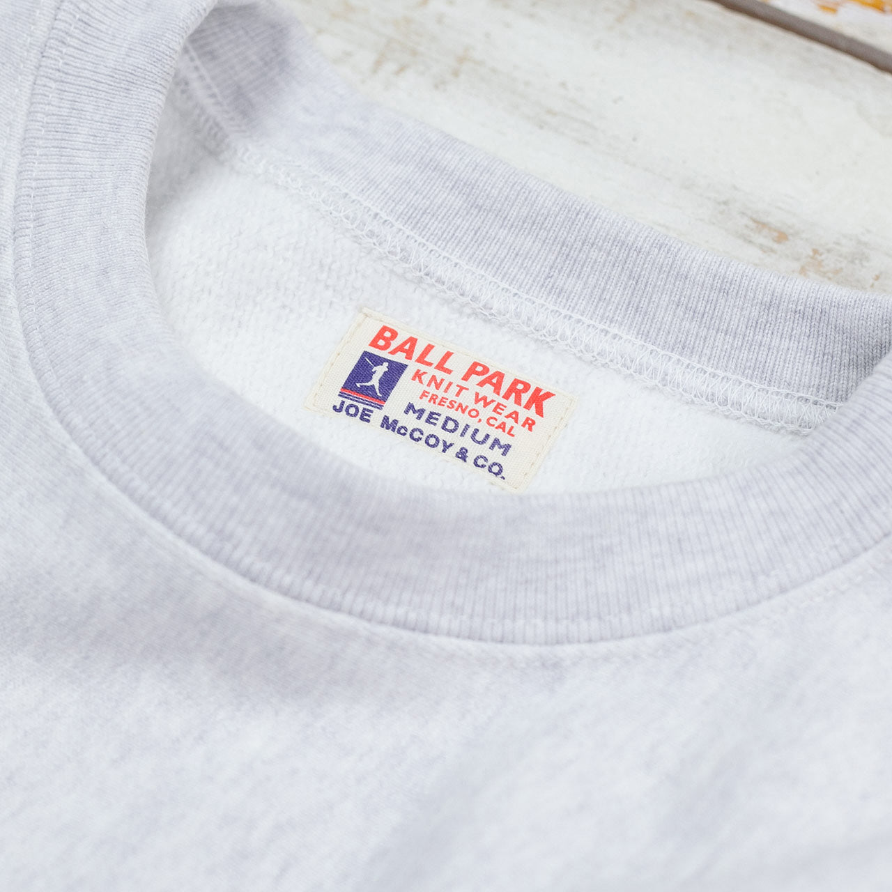 Heavyweight Crewneck Silver Grey