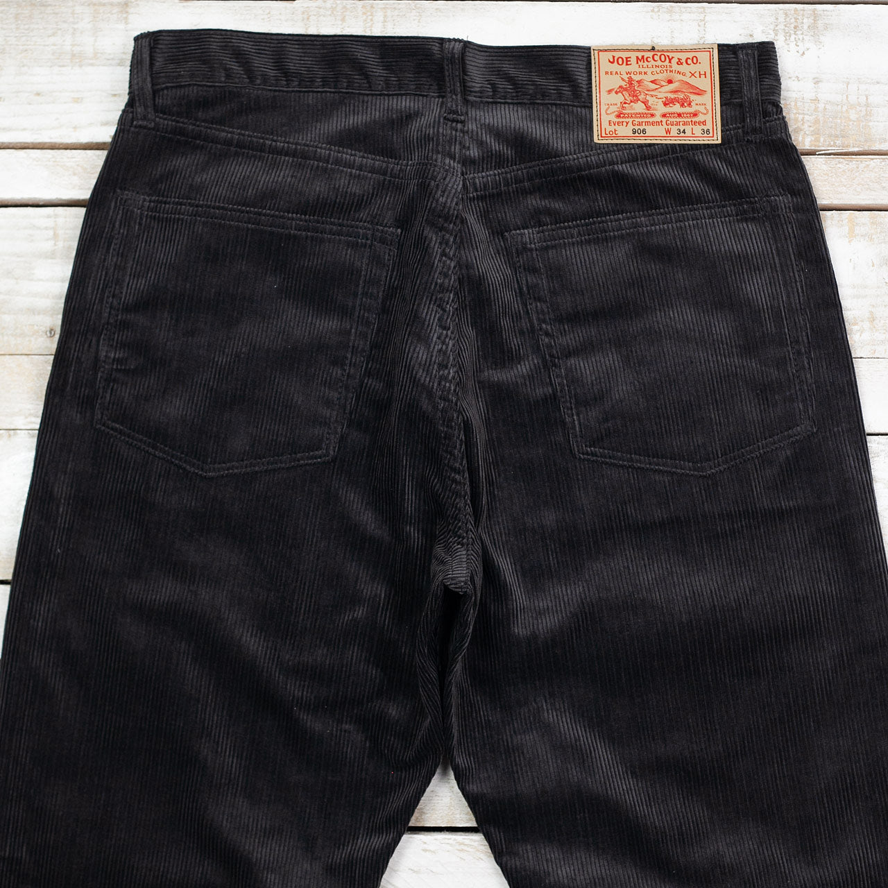 Corduroy Trousers Lot. 906 Charcoal