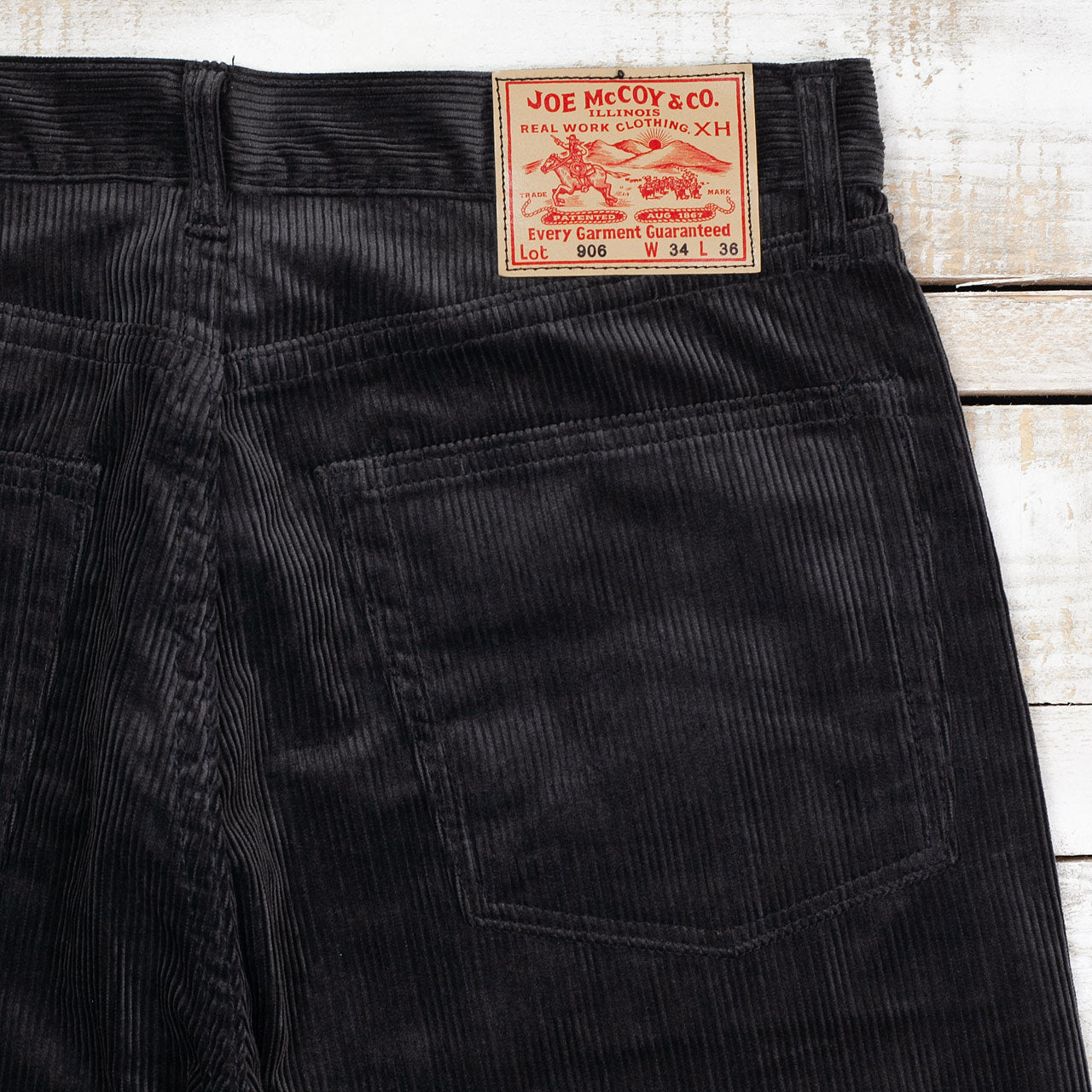 Corduroy Trousers Lot. 906 Charcoal