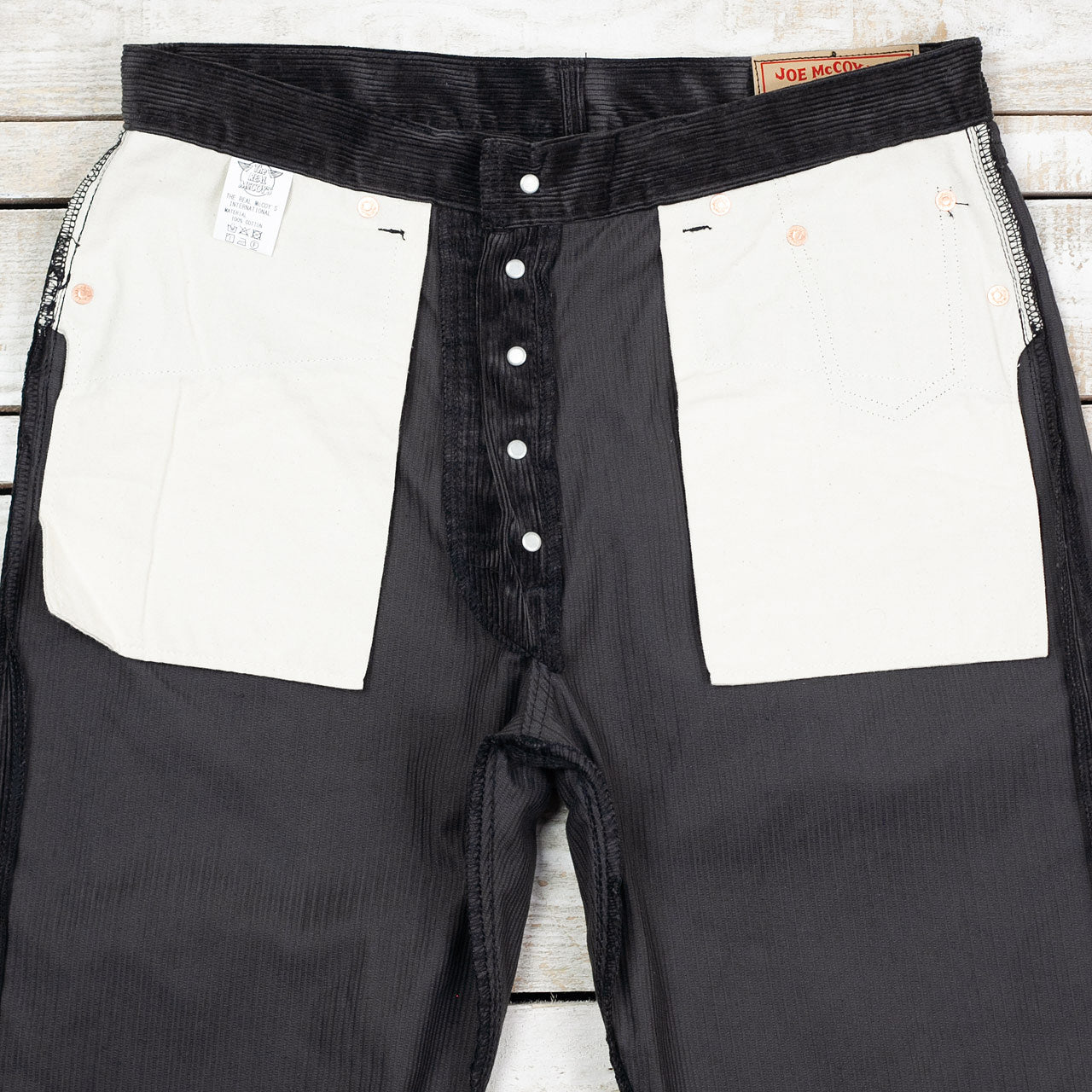 Corduroy Trousers Lot. 906 Charcoal