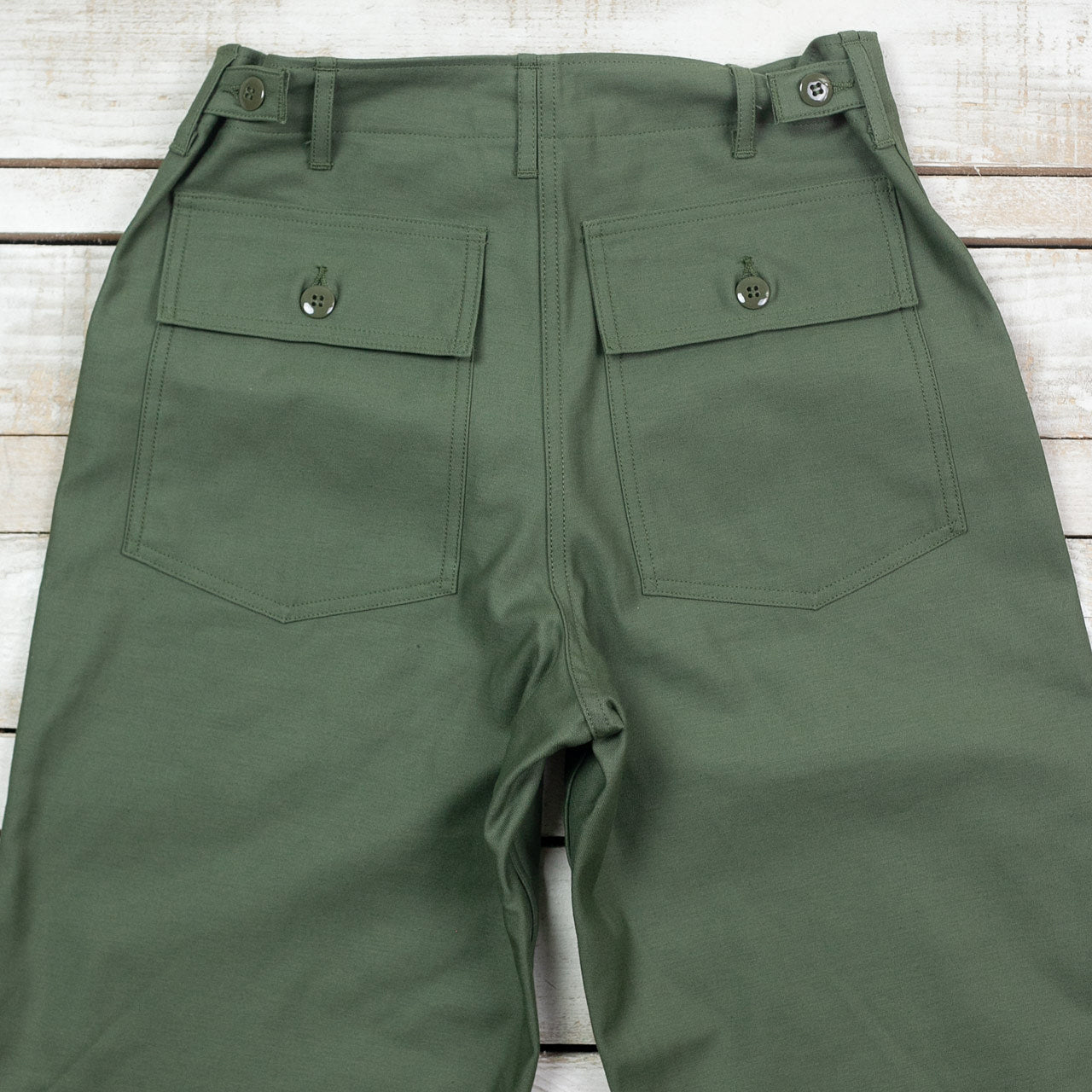 Trousers, Men's Cotton Sateen Oliv