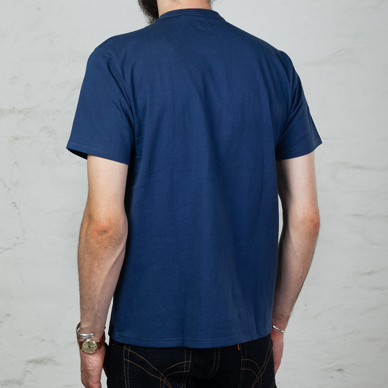 Joe McCoy Pocket Tee Marine Blau