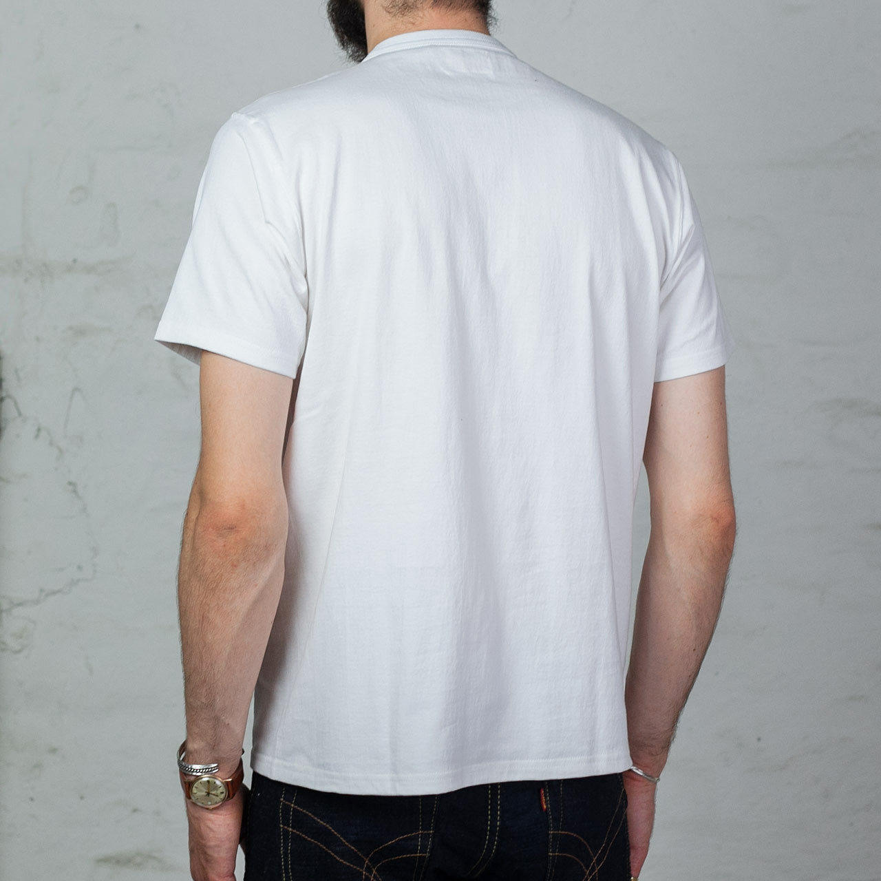 Joe McCoy Pocket Tee Weiß