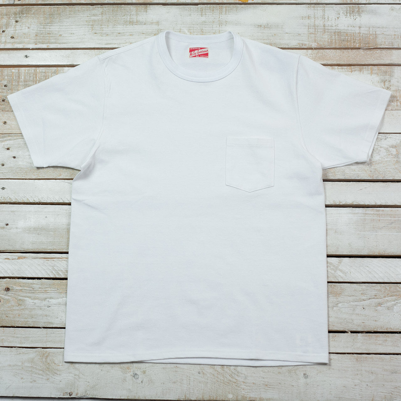 Joe McCoy Pocket Tee Weiß
