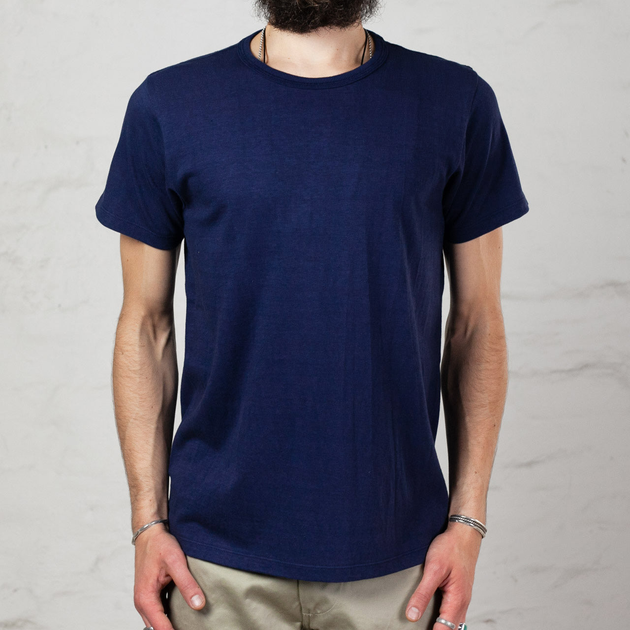Undershirt Cotton Summer Navy