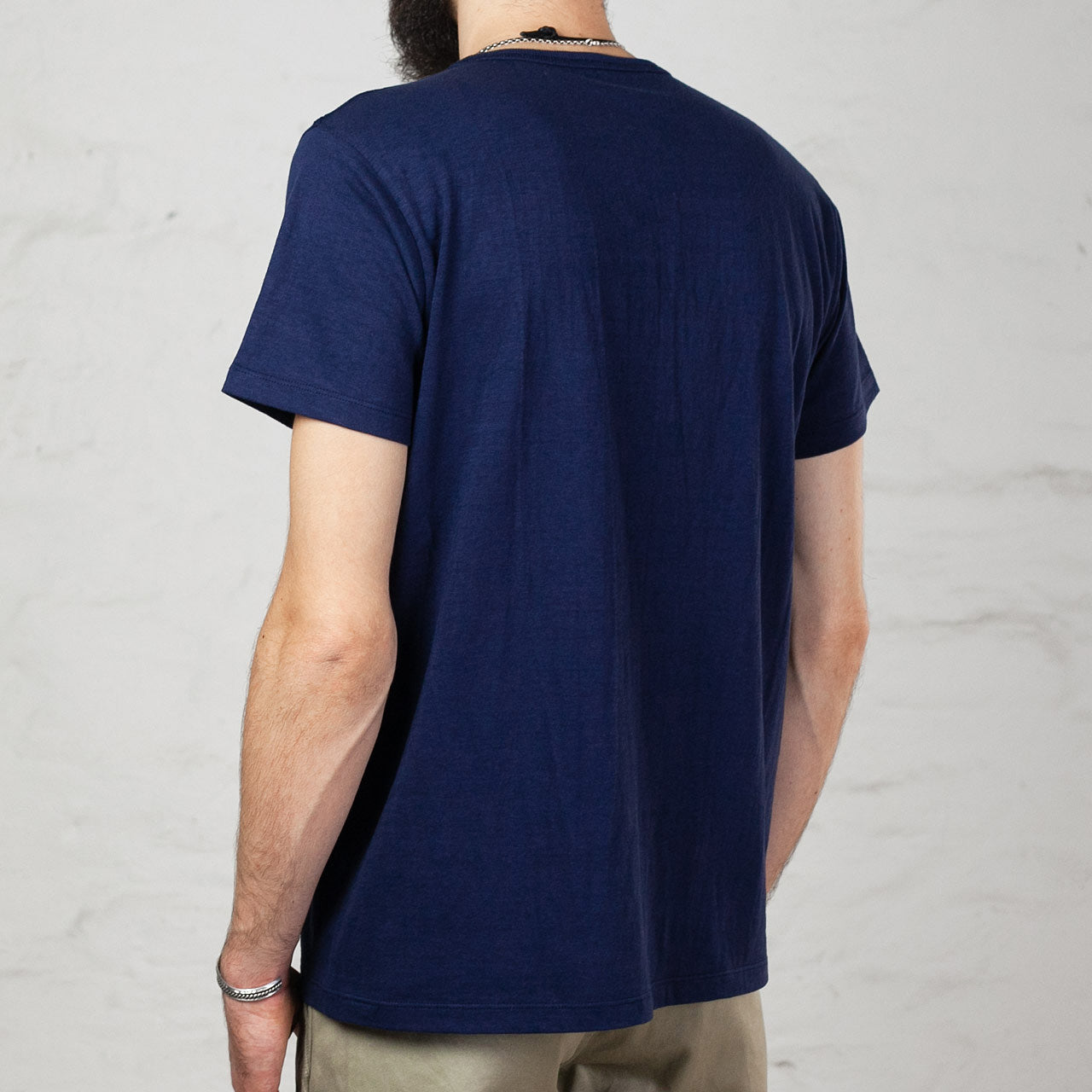Undershirt Cotton Summer Navy