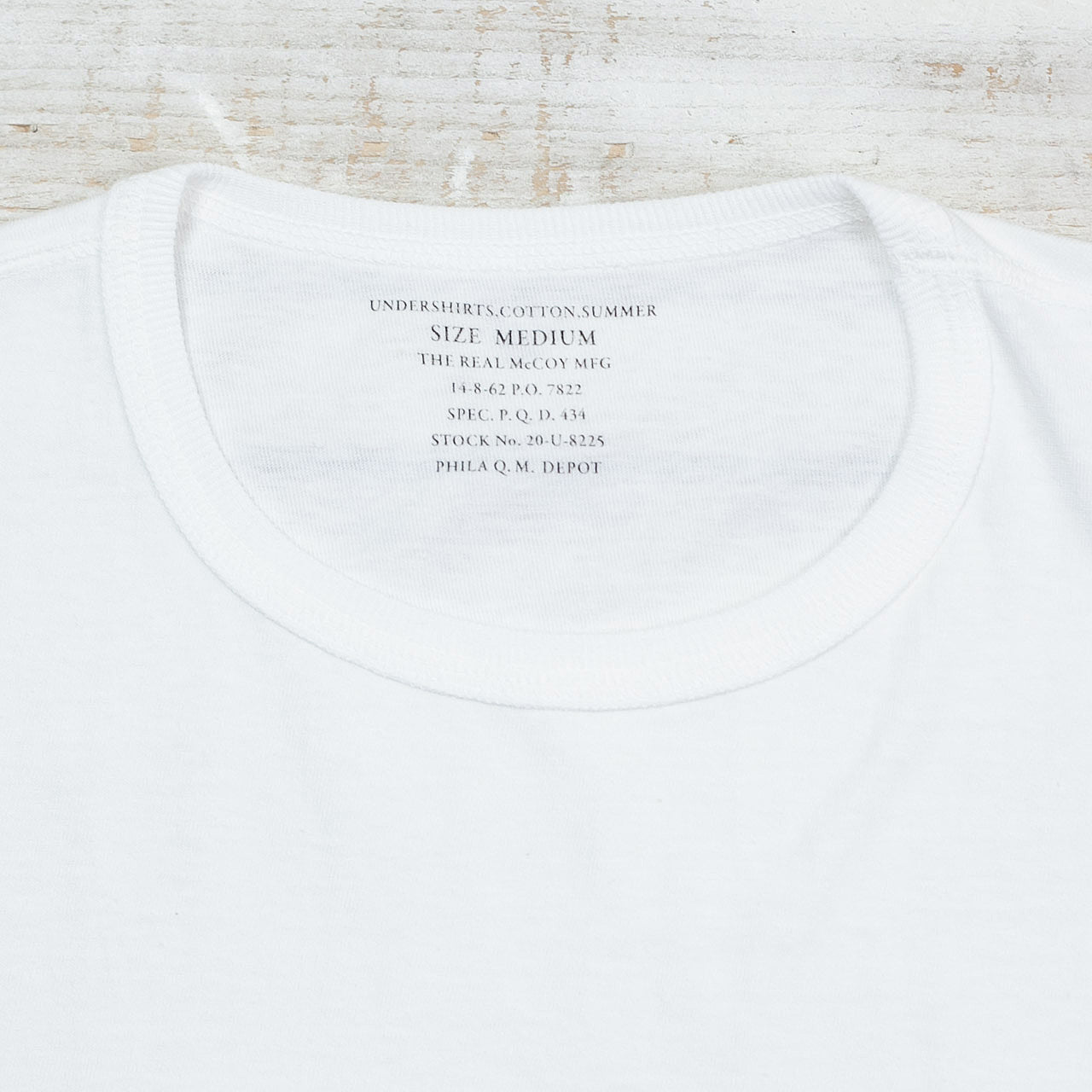Undershirt Cotton Summer Weiß