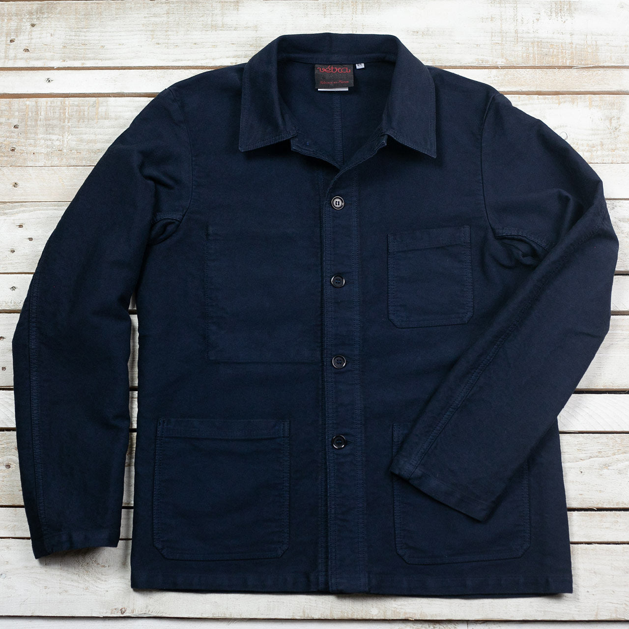 French Moleskin Jacket Navy