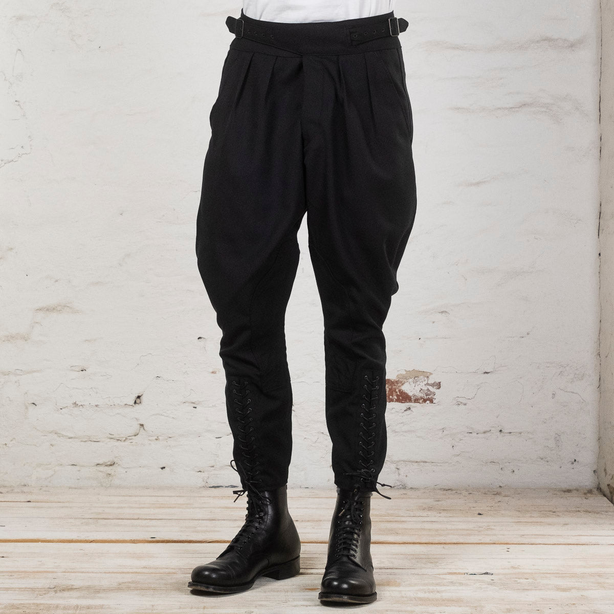 Army Serge Ghurkha Breeches Schwarz
