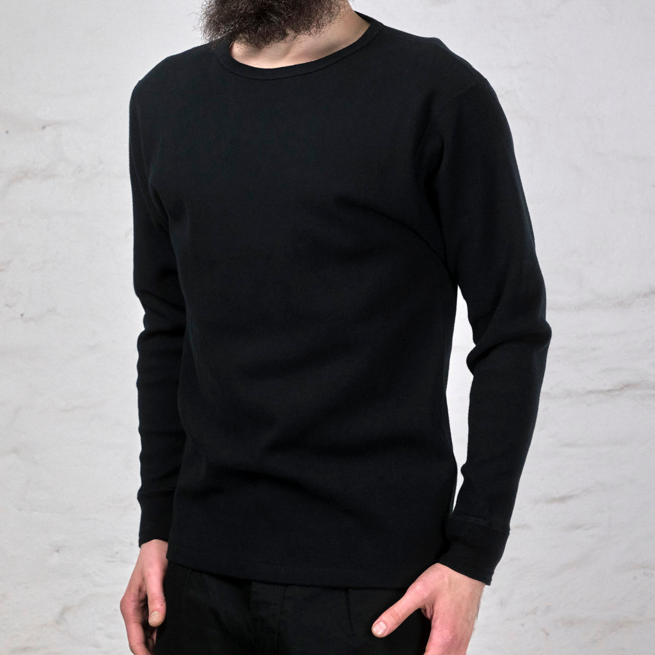 Crew Neck Amish Under Wear Schwarz