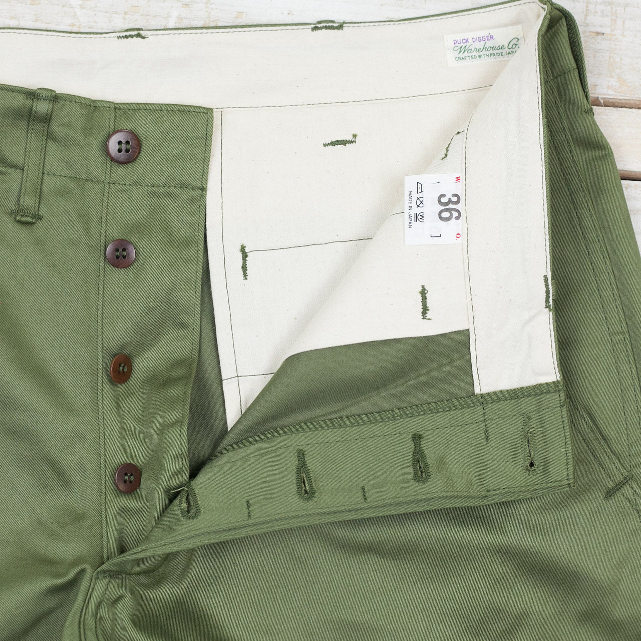 Lot 1204 Chino Shorts Oliv