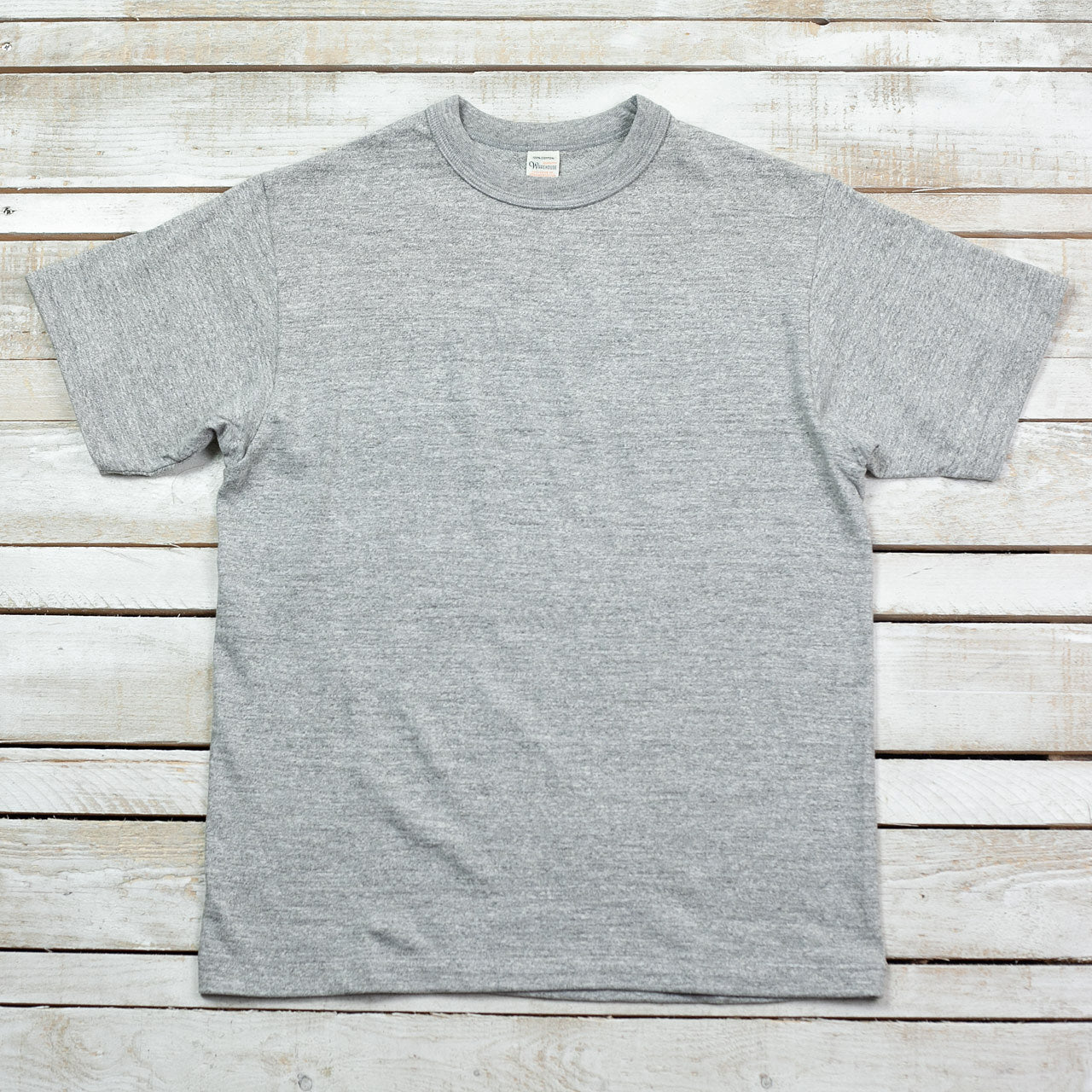 Lot 4601 Round Neck T-Shirt Grau Meliert