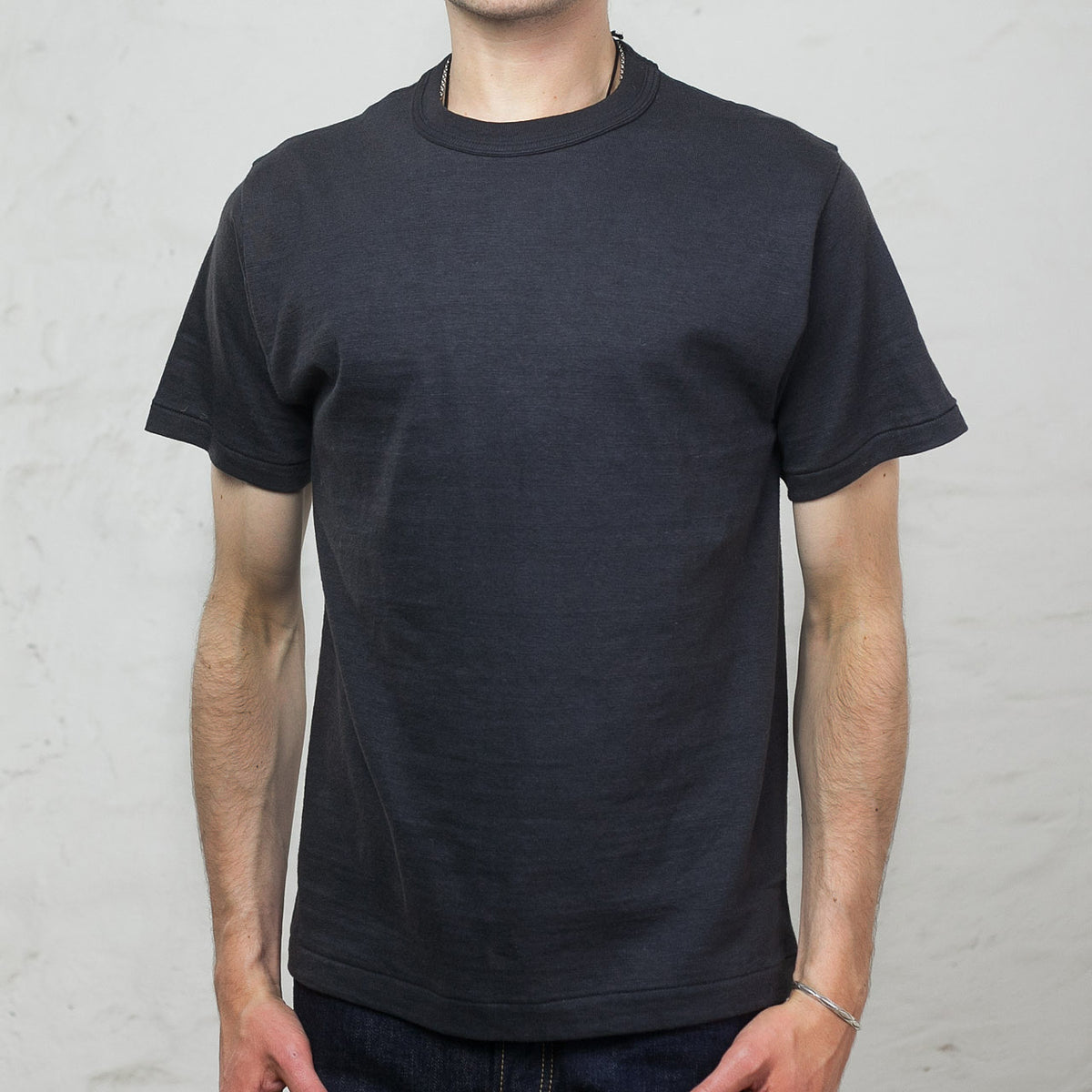 Warehouse & Co. Lot 4601 Round Neck T-Shirt Black