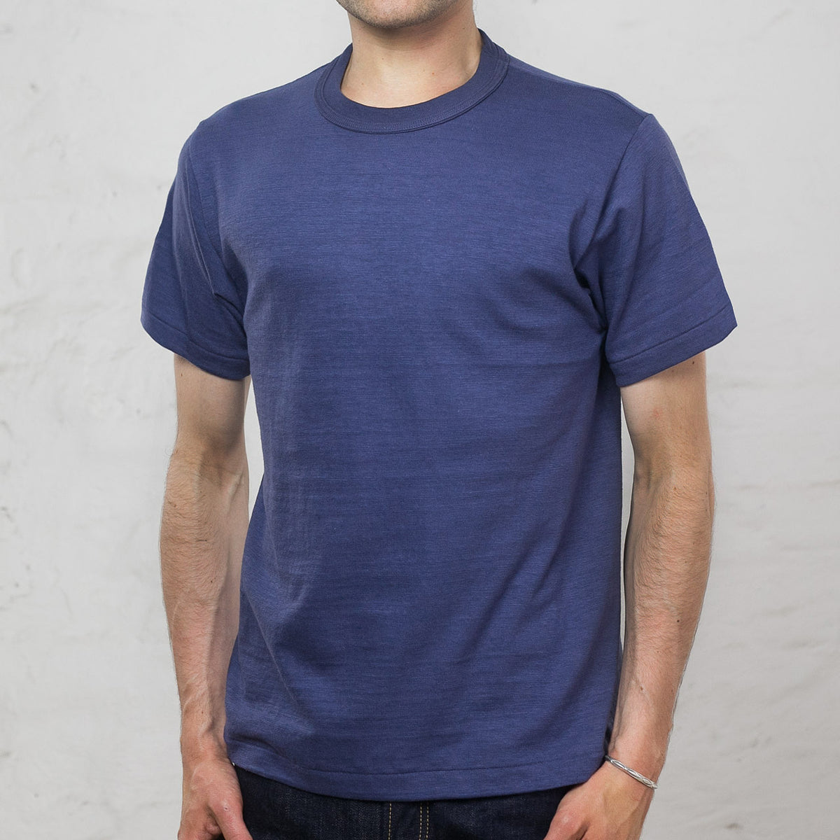 Warehouse & Co. Lot 4601 Round Neck T-Shirt Eggplant