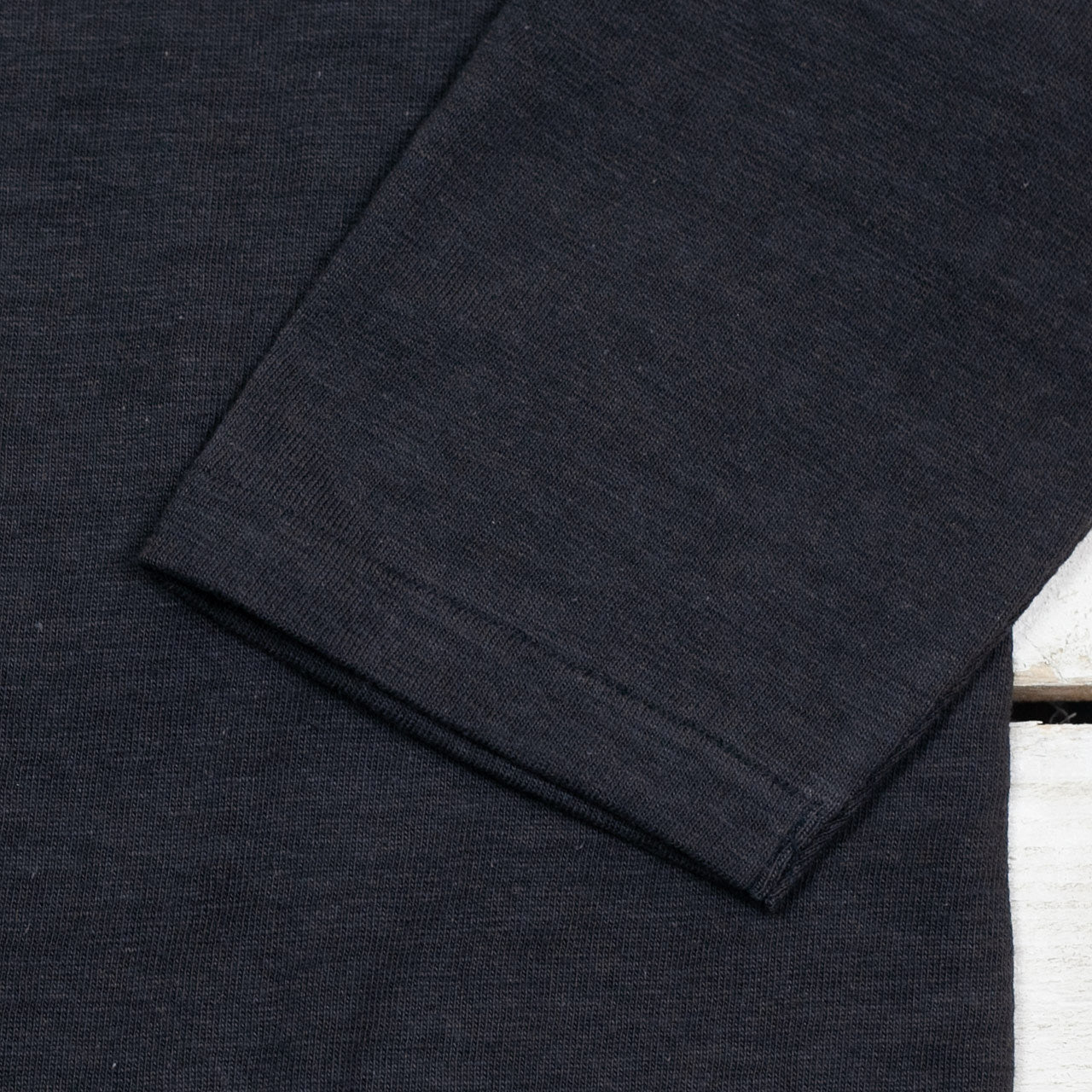 Lot 4063 Three Quarter Football Tee Schwarz