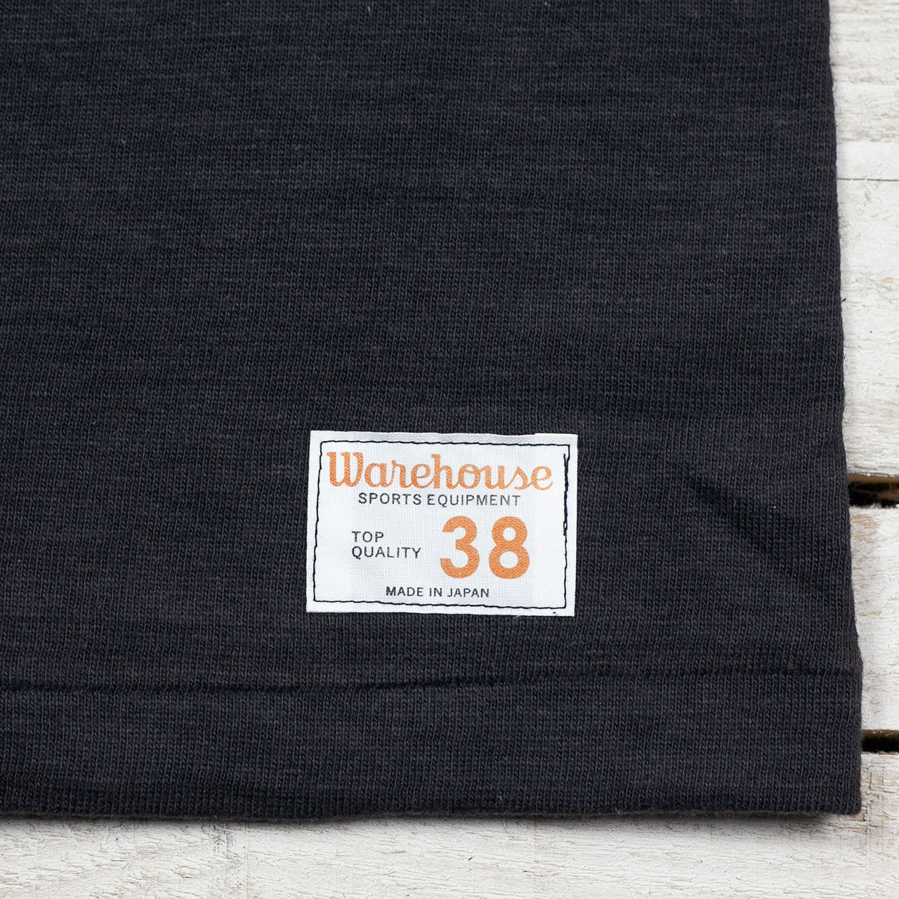 Lot 4063 Three Quarter Football Tee Schwarz