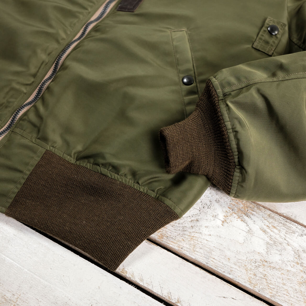 BR15323 B-15C MOD Flight Jacket Oliv