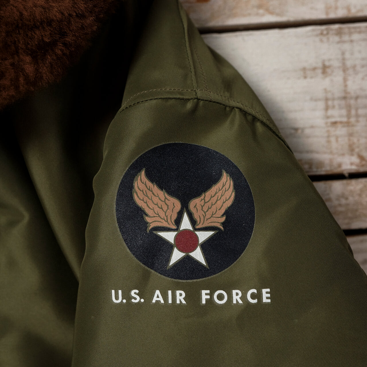BR15321 B-15C Flight Jacket Oliv