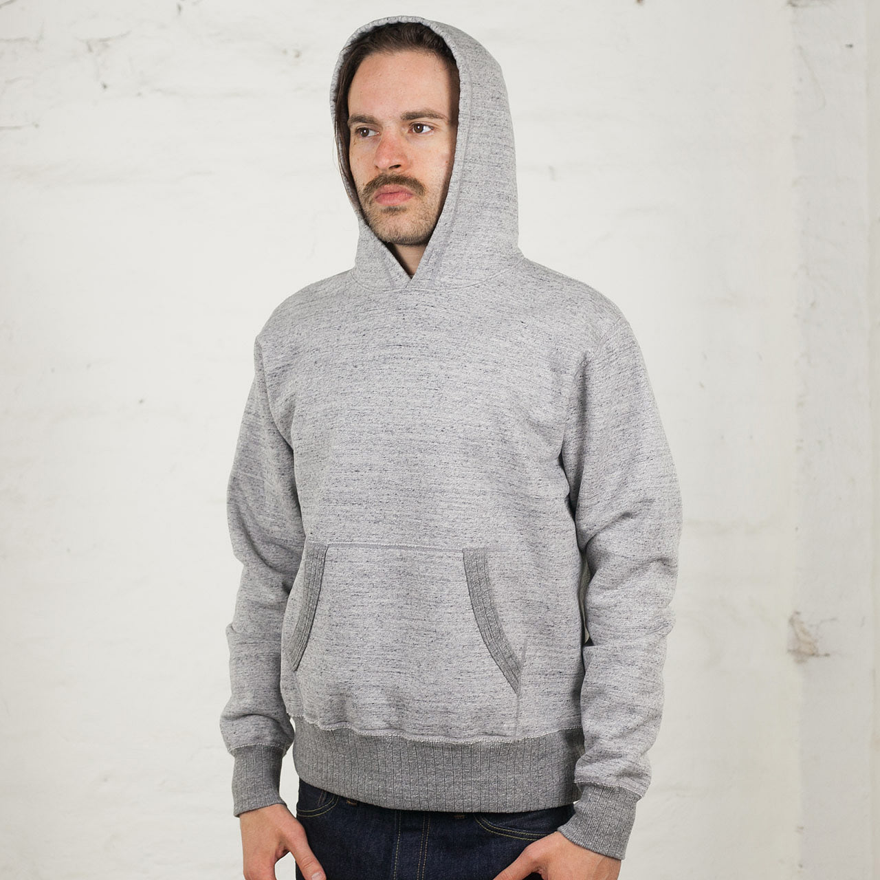 WV67729 Whitesville Hoodie Grau Meliert